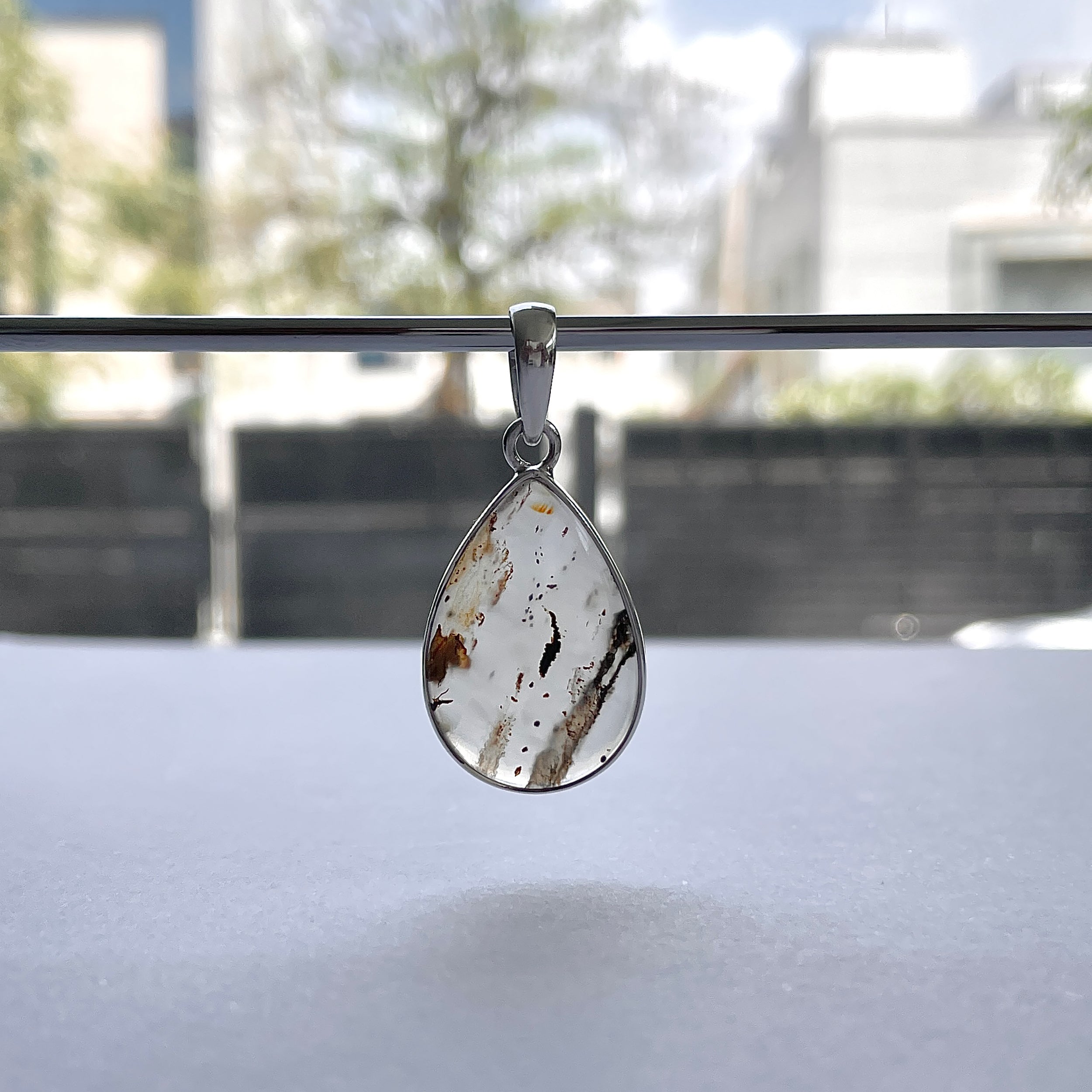 Montana Agate Pendant-(MTA-P-130.)