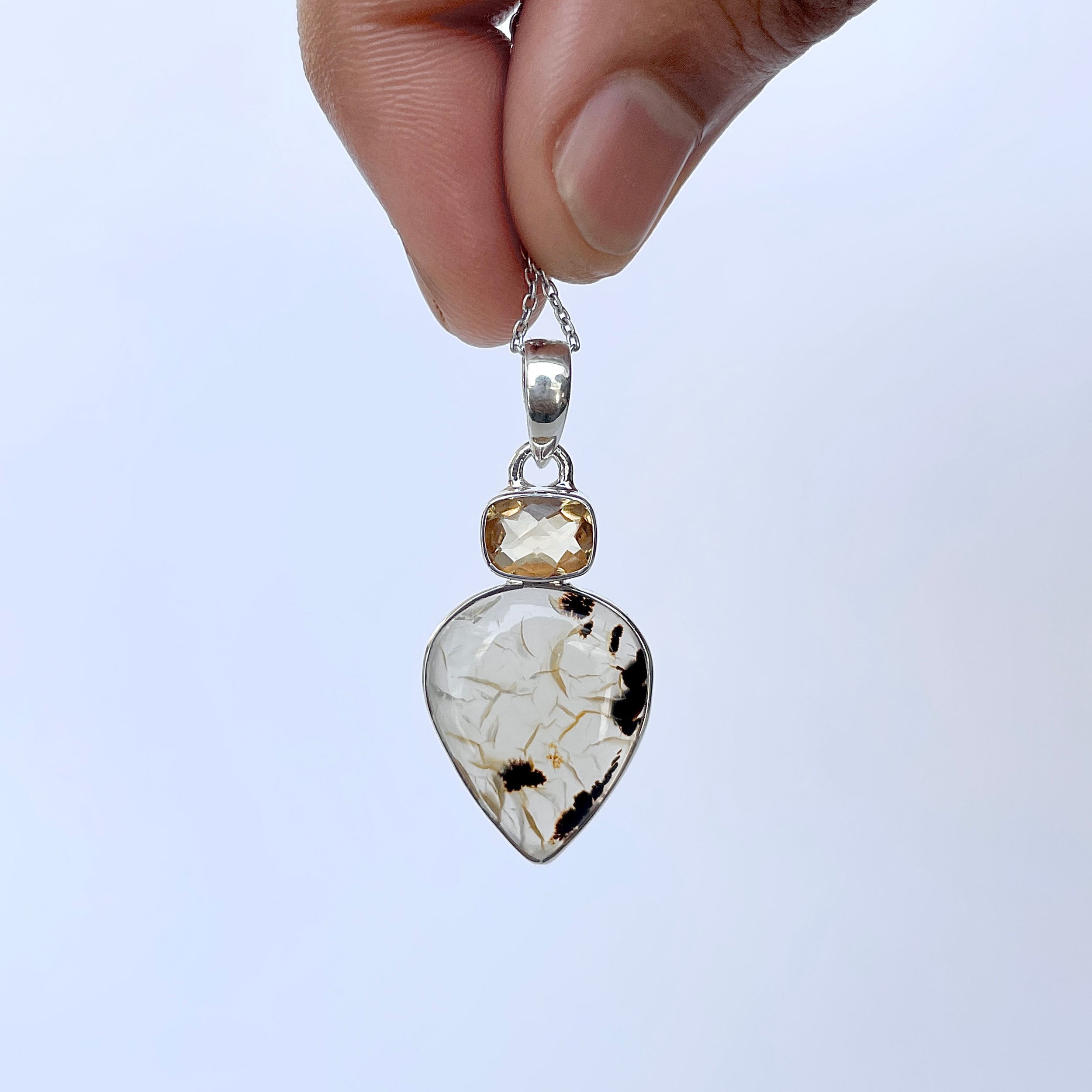 Montana Agate Pendant-(MTA-P-33.)
