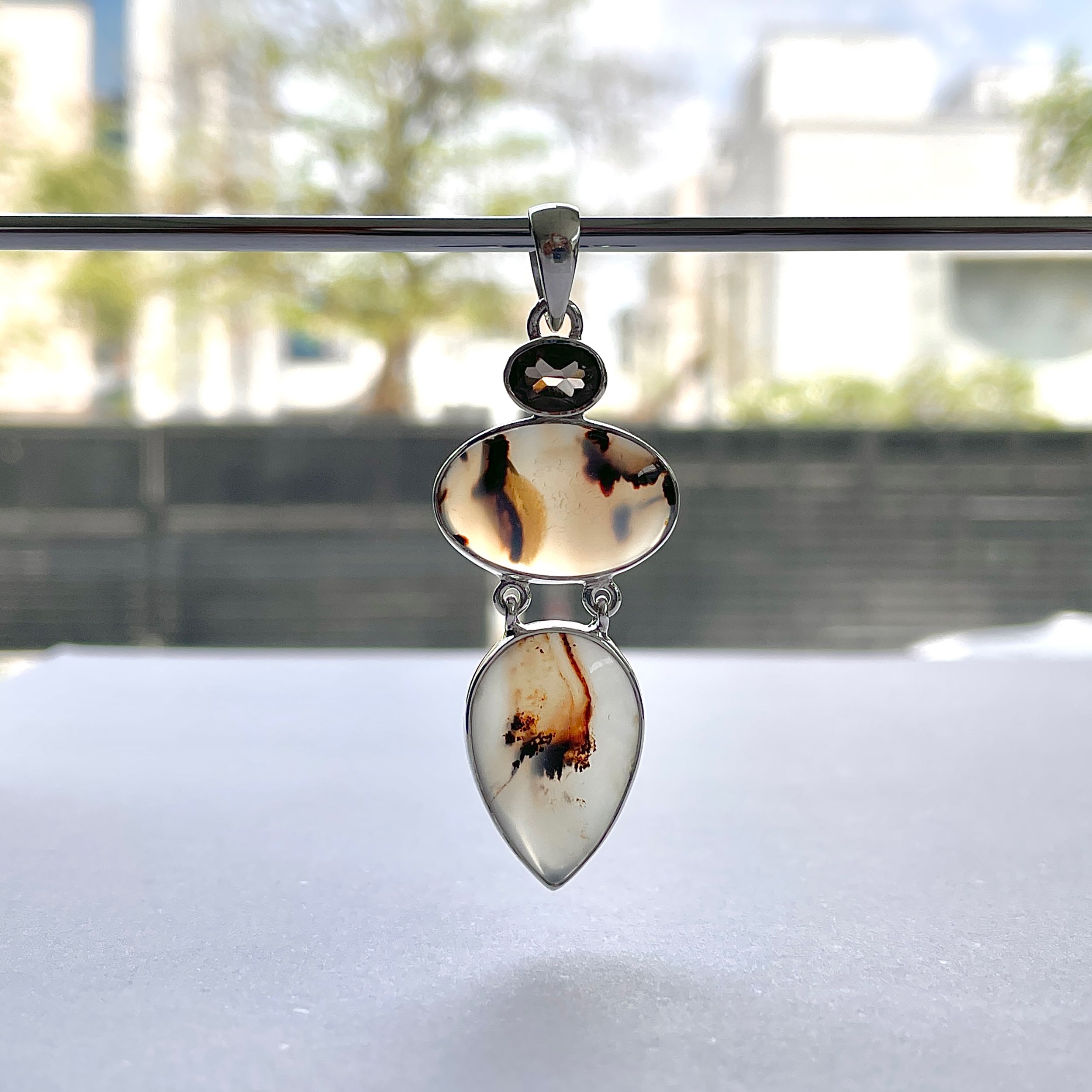 Montana Agate Pendant-(MTA-P-35.)