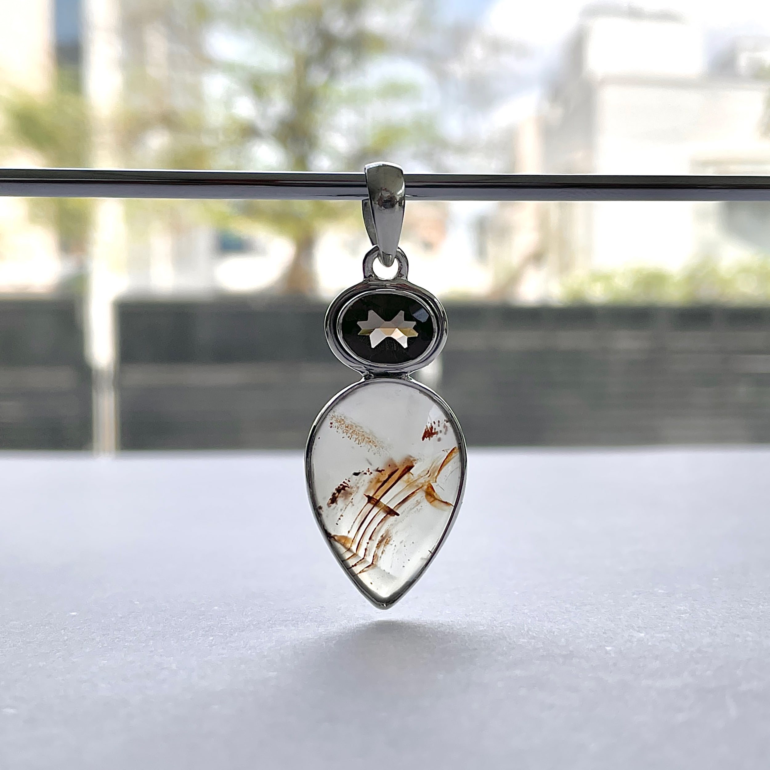 Montana Agate Pendant-(MTA-P-36.)