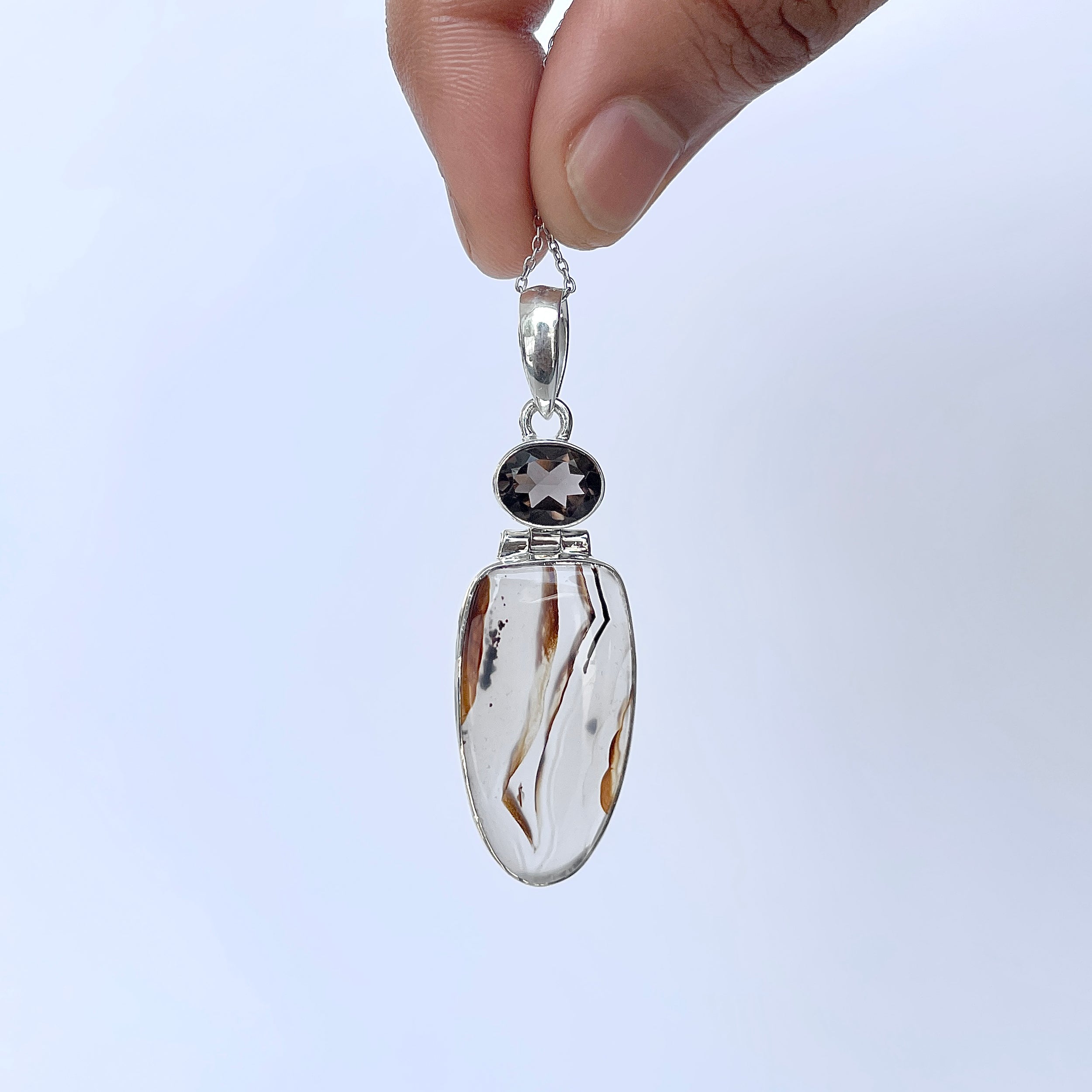 Montana Agate Pendant-(MTA-P-39.)