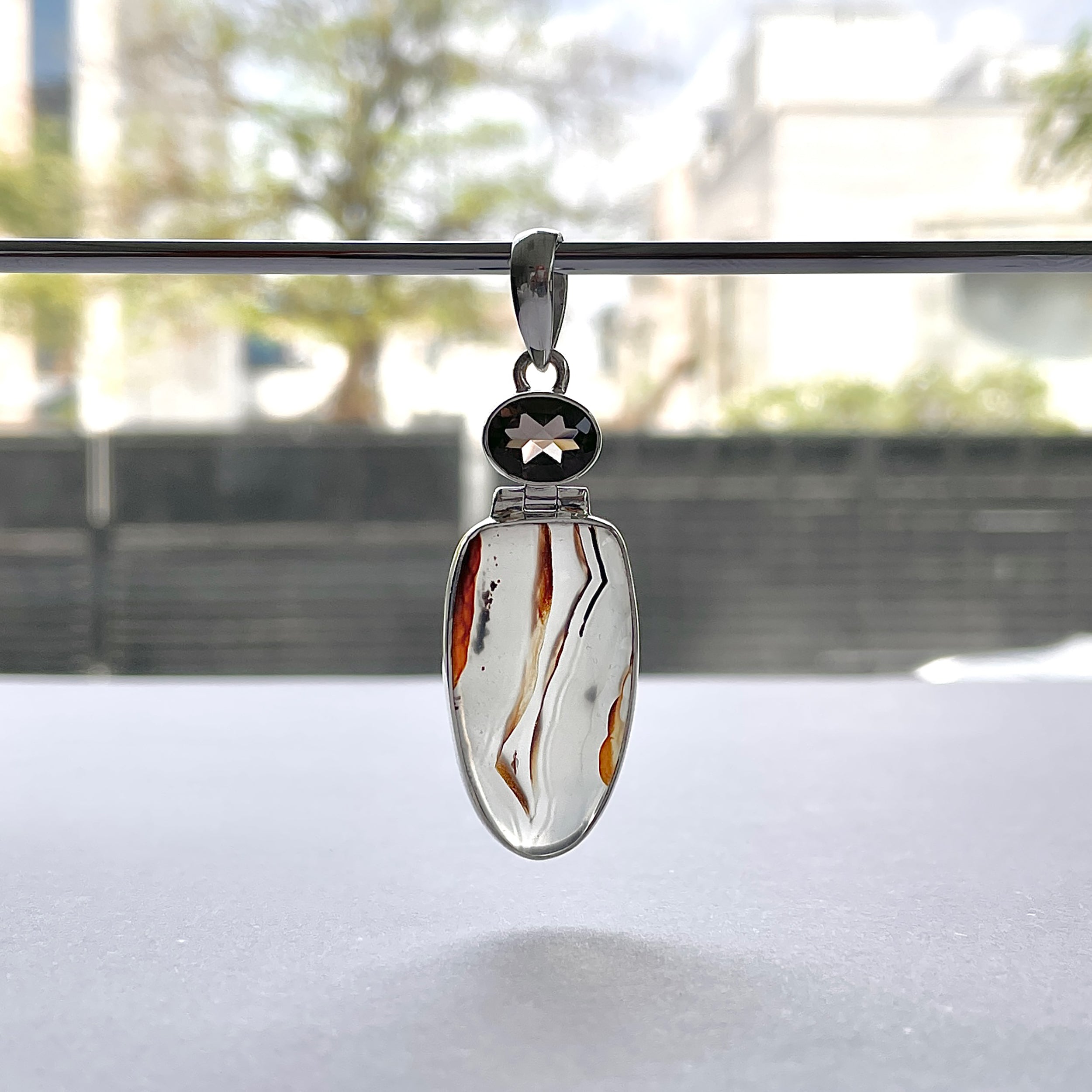 Montana Agate Pendant-(MTA-P-39.)