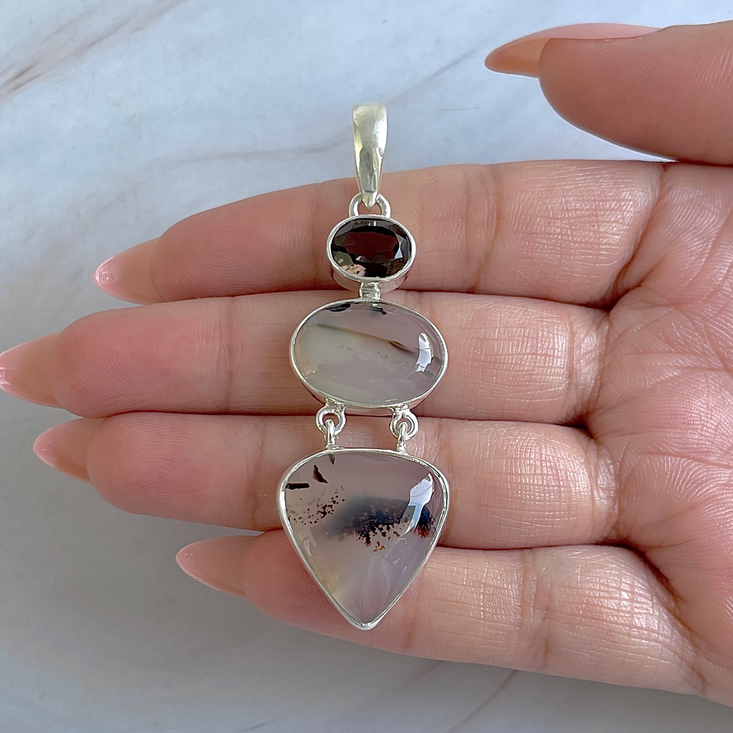 Montana Agate Pendant-(MTA-P-41.)