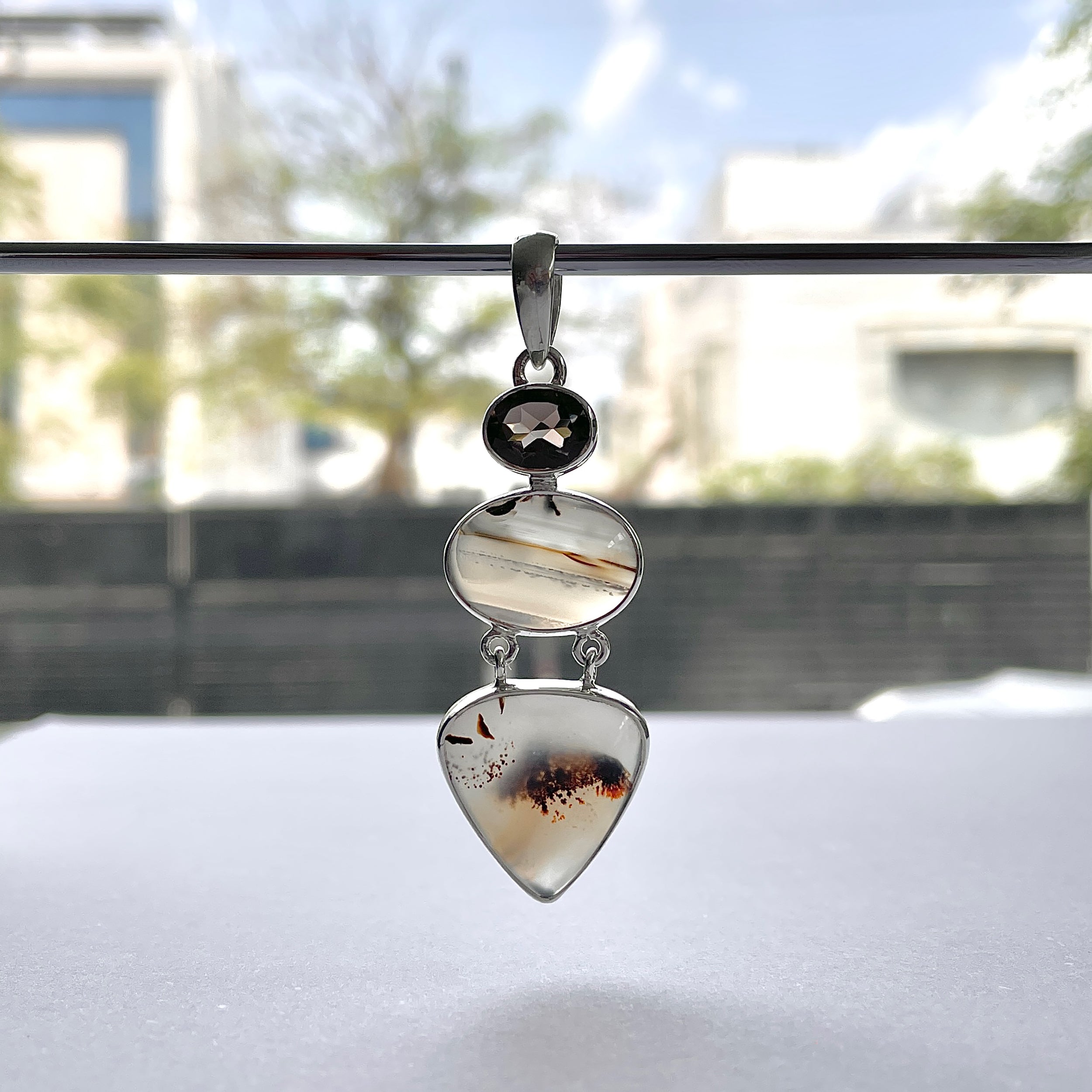 Montana Agate Pendant-(MTA-P-41.)