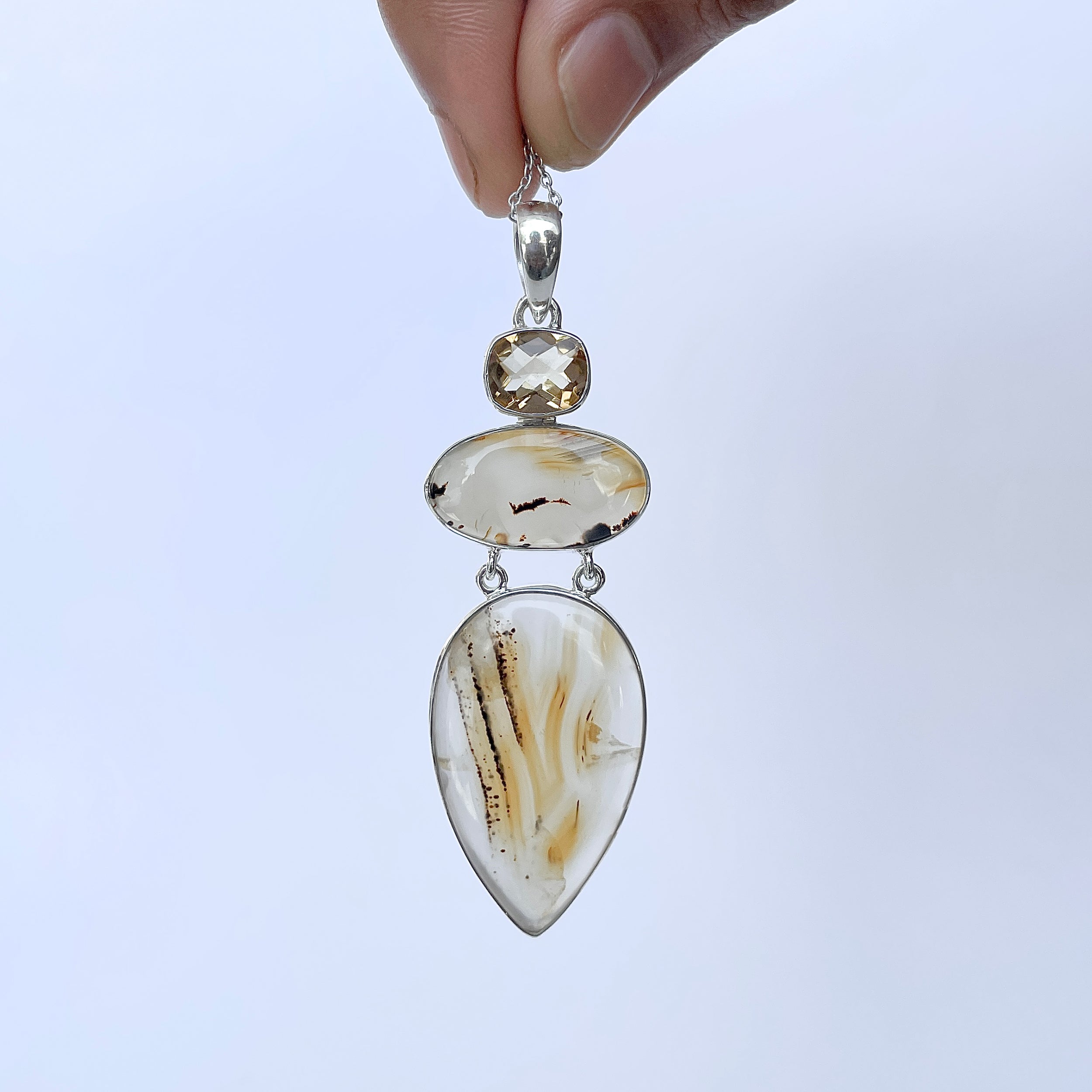 Montana Agate Pendant-(MTA-P-42.)