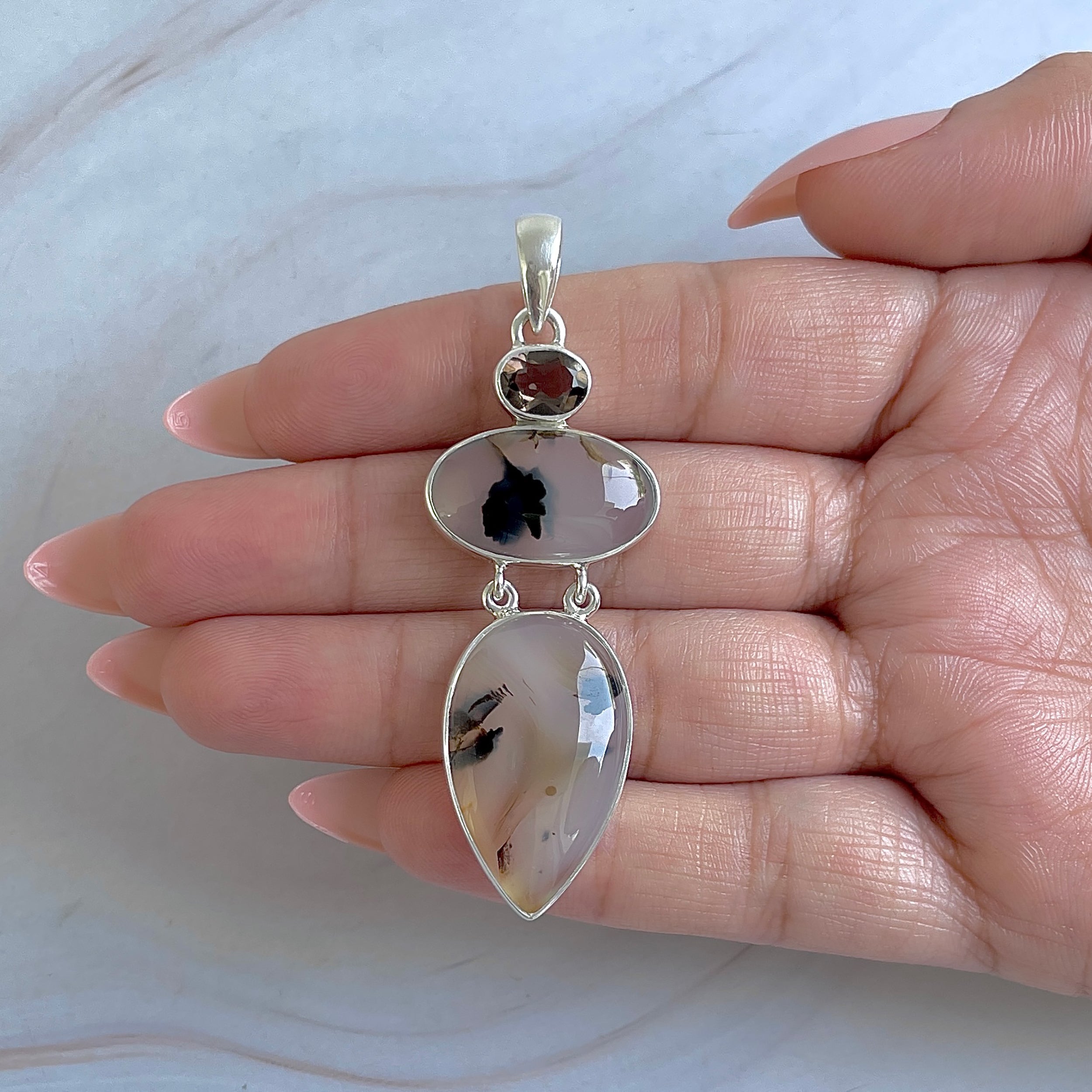 Montana Agate Pendant-(MTA-P-46.)