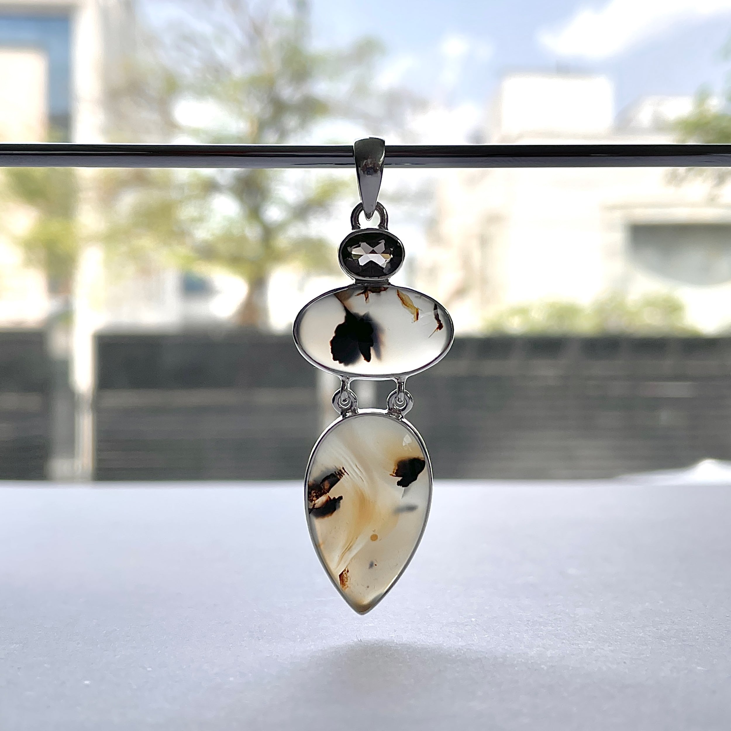Montana Agate Pendant-(MTA-P-46.)