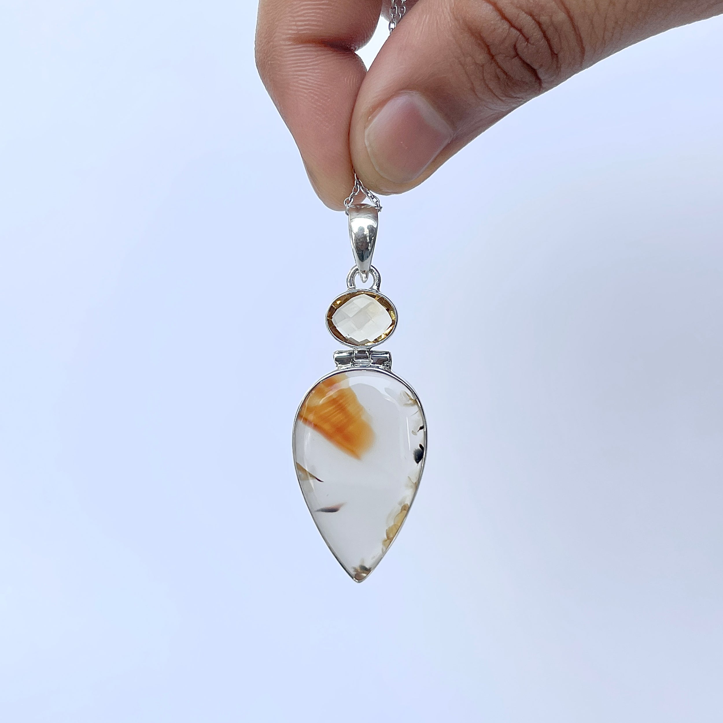 Montana Agate Pendant-(MTA-P-49.)