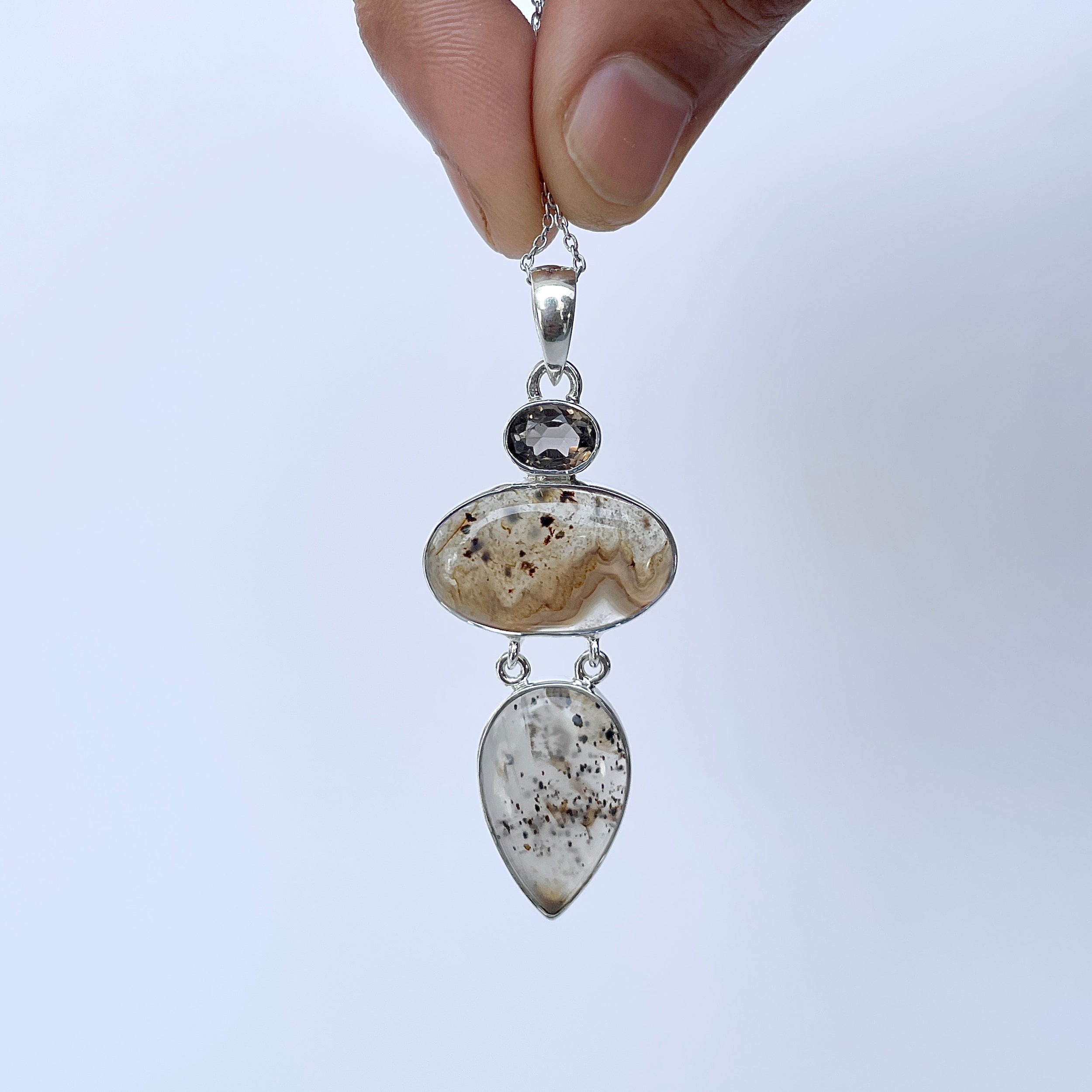 Montana Agate Pendant-(MTA-P-50.)