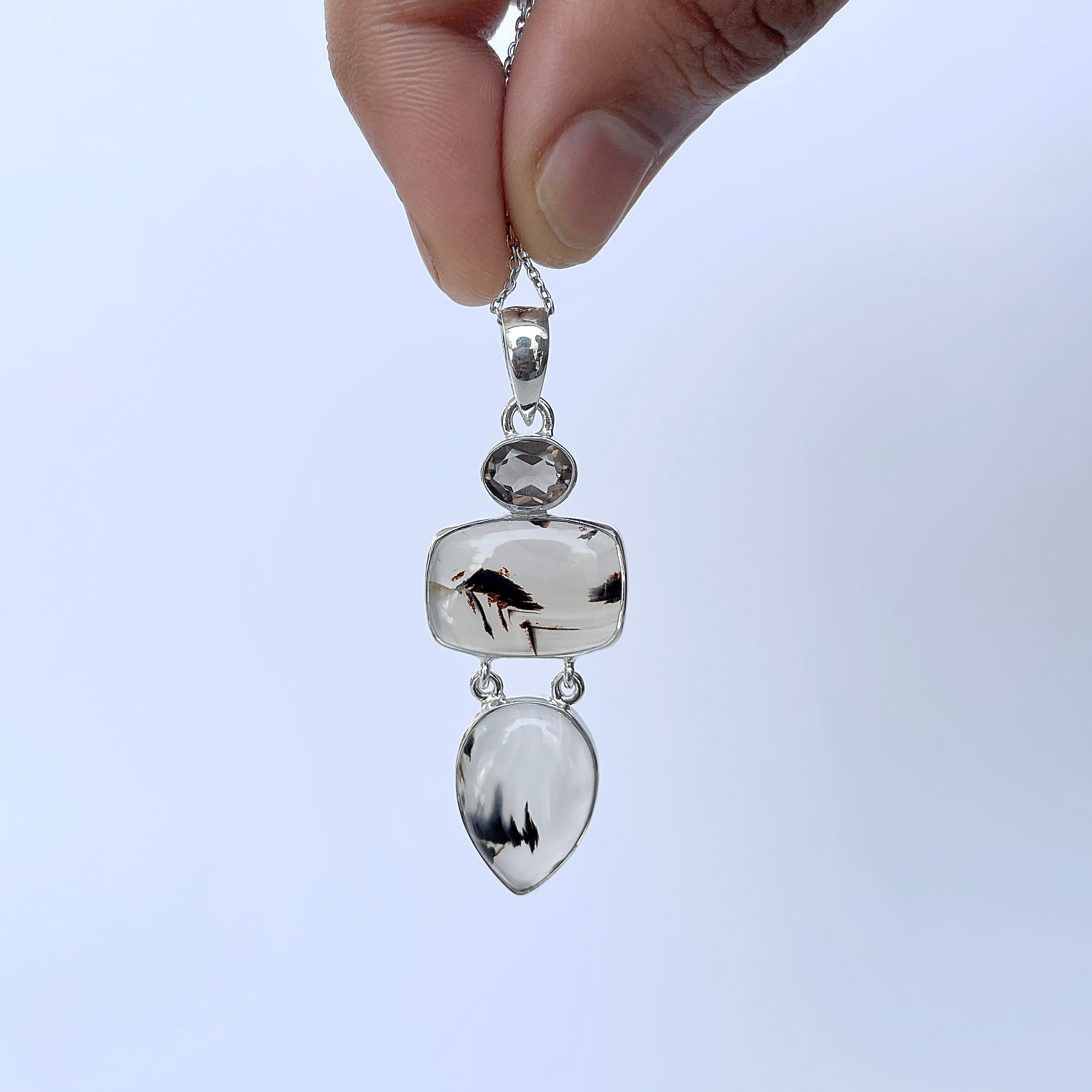 Montana Agate Pendant-(MTA-P-52.)