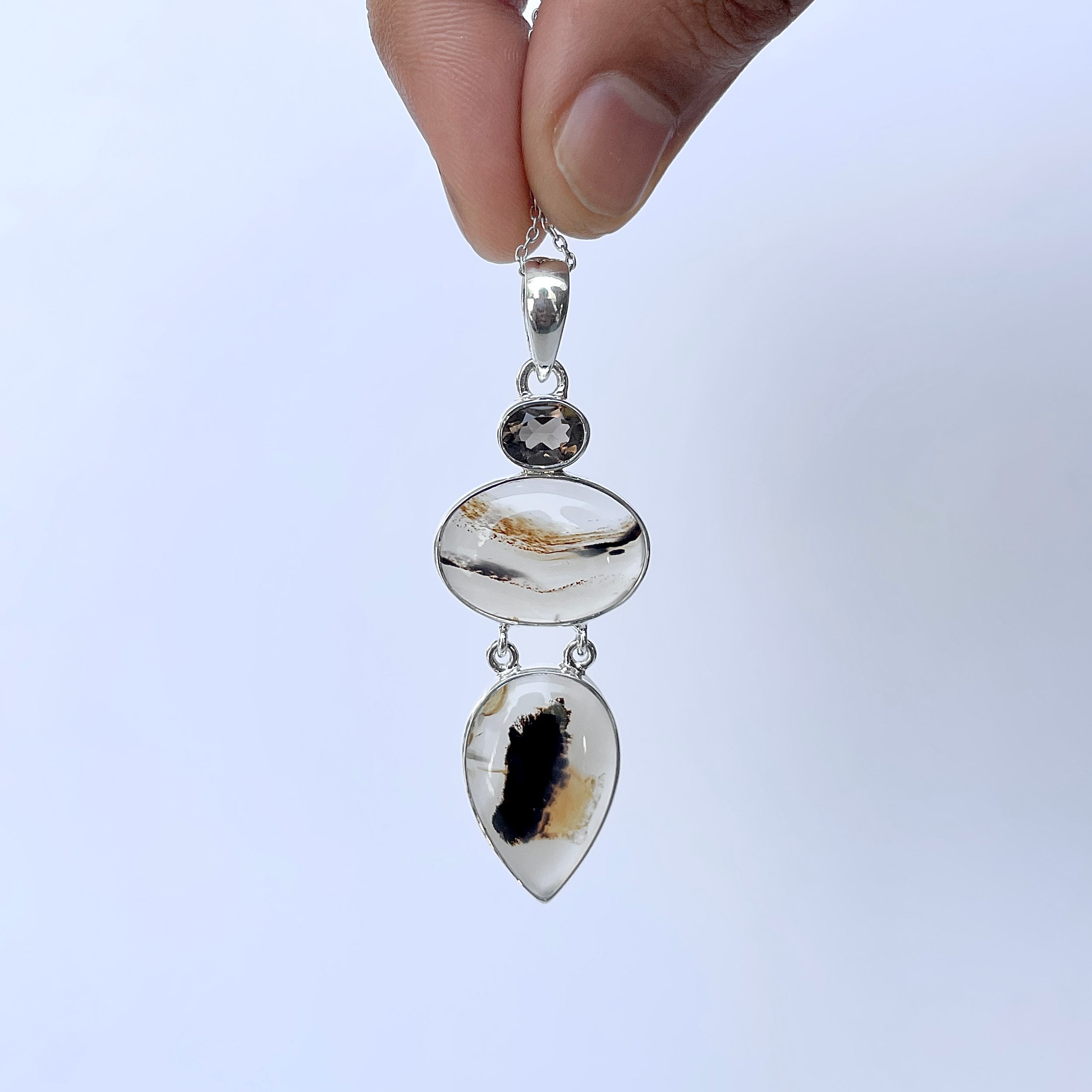Montana Agate Pendant-(MTA-P-58.)
