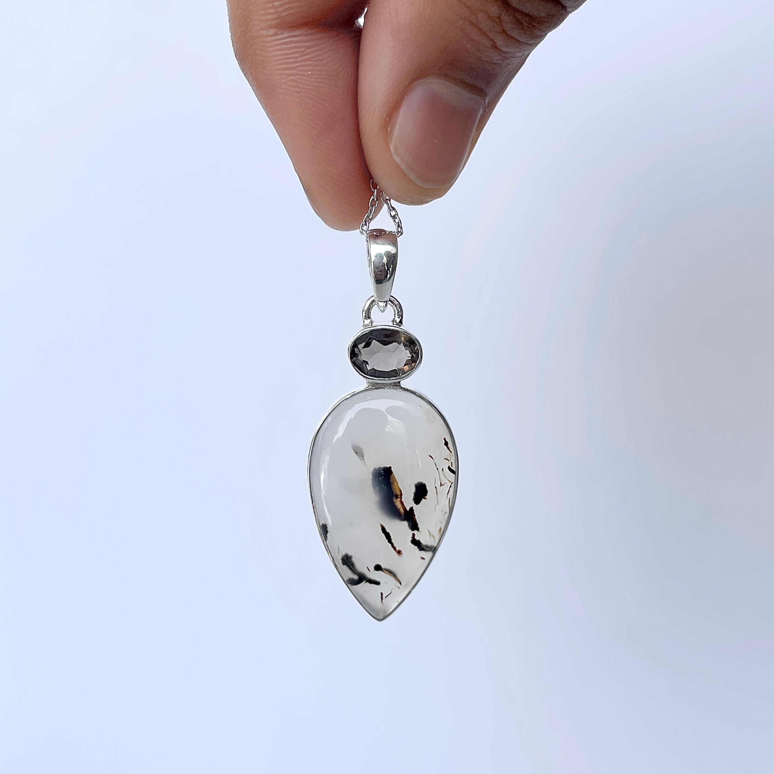 Montana Agate Pendant-(MTA-P-60.)