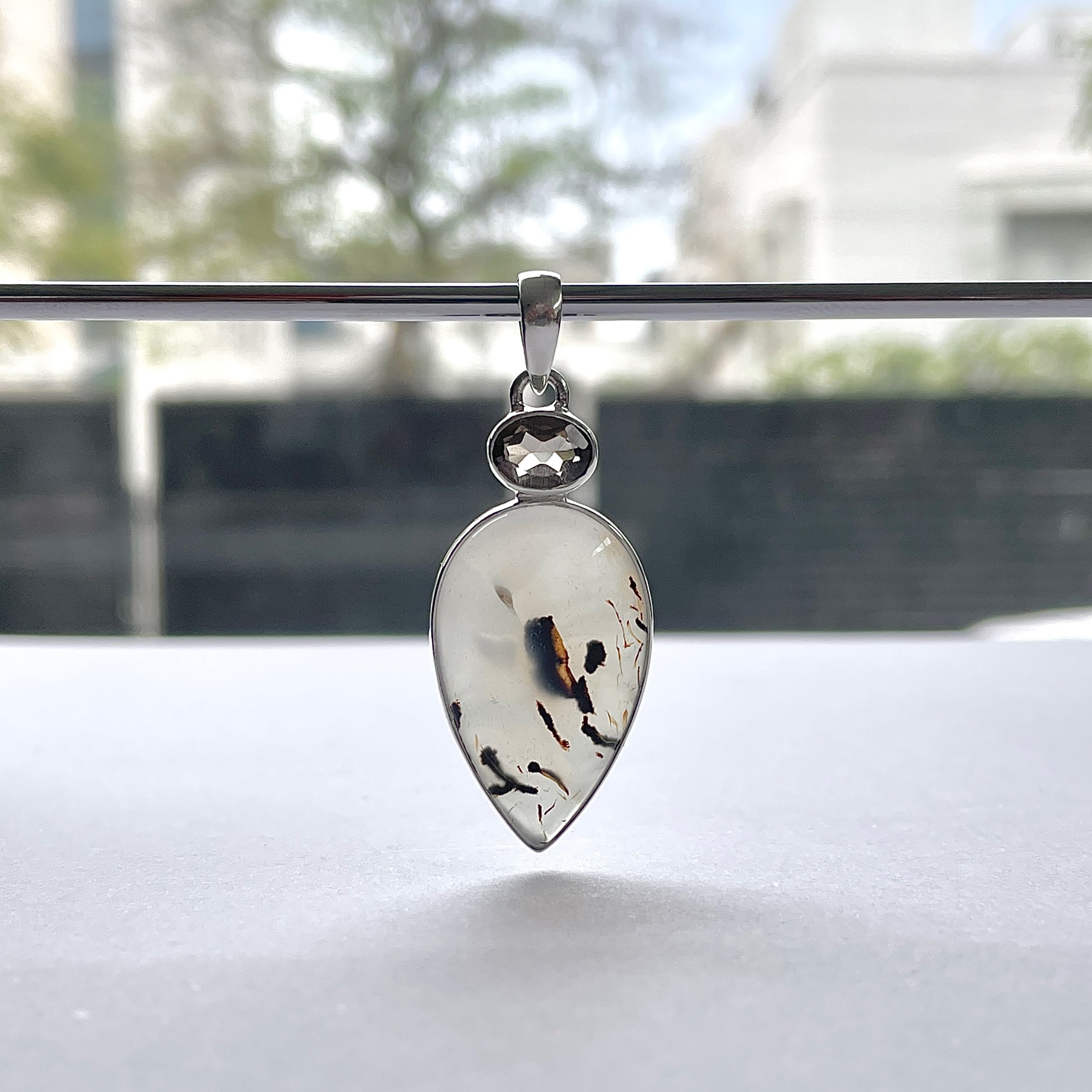 Montana Agate Pendant-(MTA-P-60.)