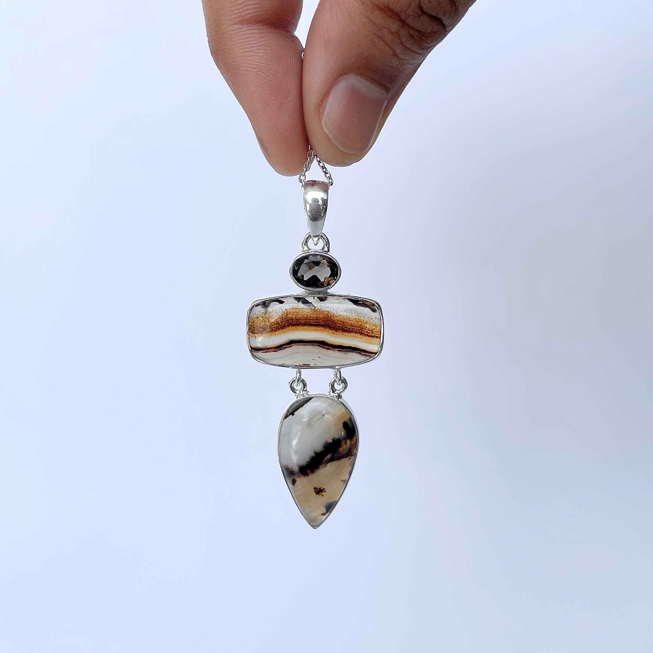 Montana Agate Pendant-(MTA-P-61.)