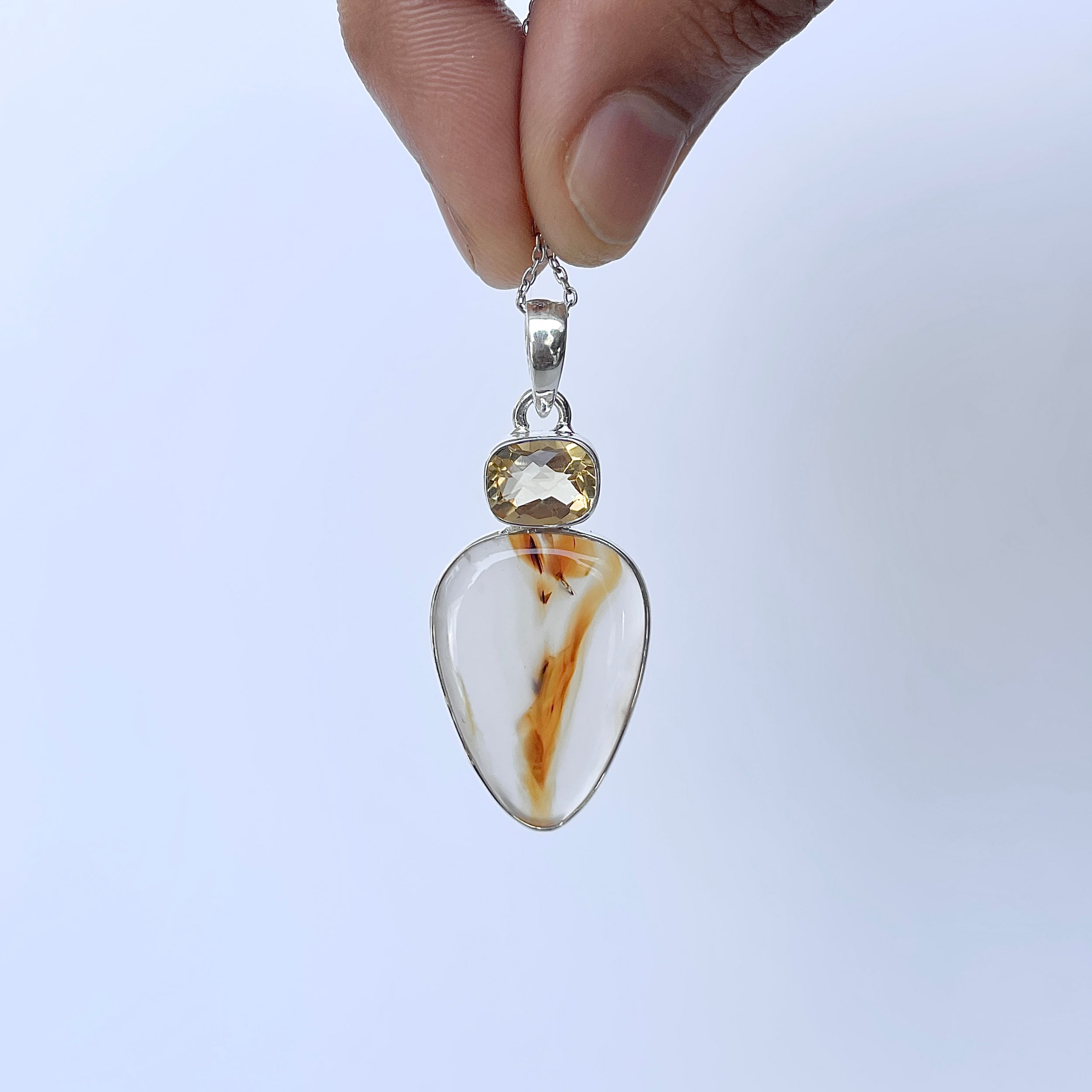 Montana Agate Pendant-(MTA-P-62.)