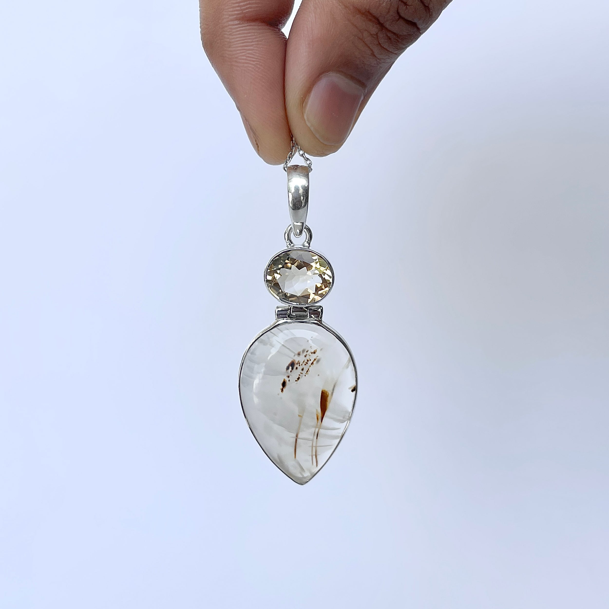 Montana Agate Pendant-(MTA-P-63.)