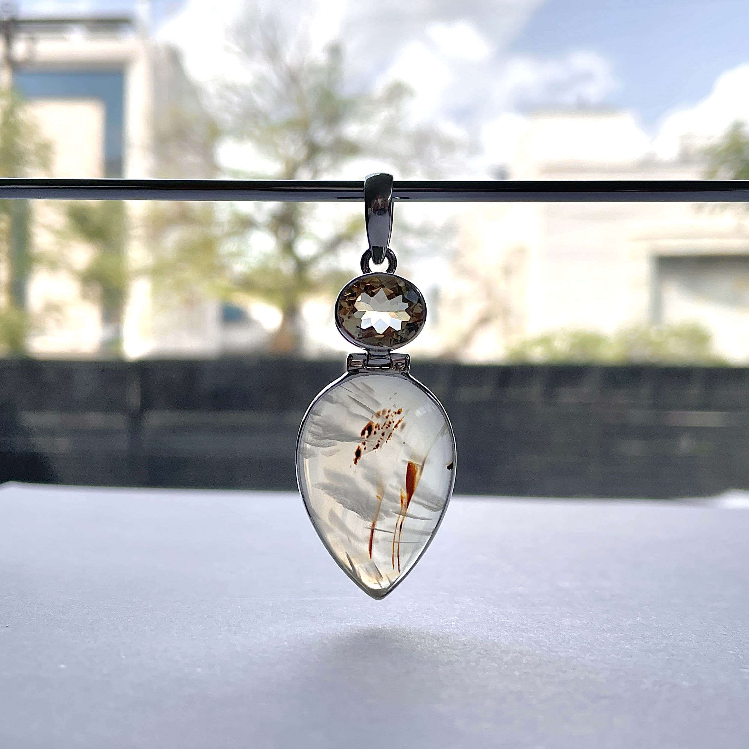 Montana Agate Pendant-(MTA-P-63.)