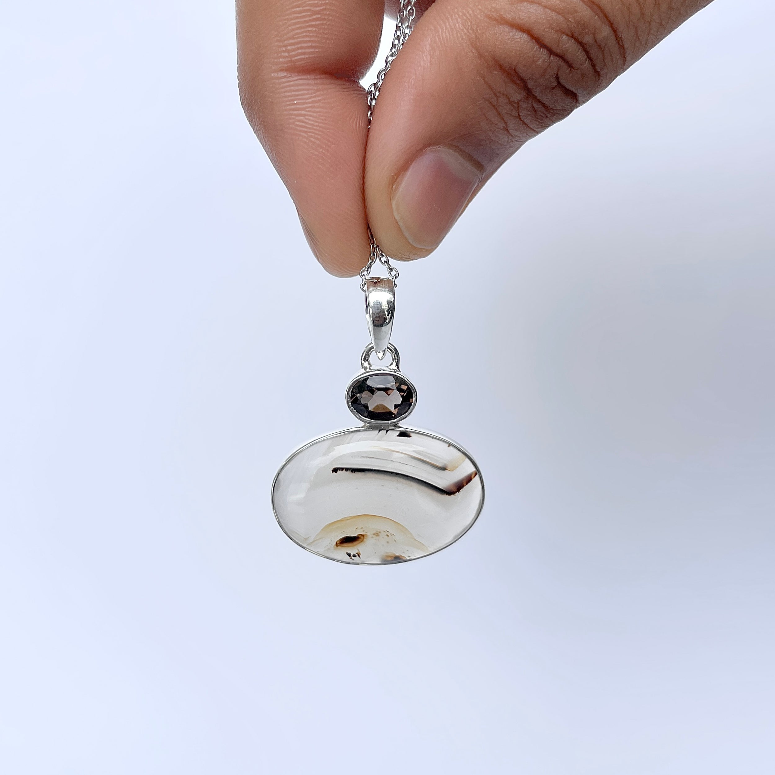 Montana Agate Pendant-(MTA-P-69.)