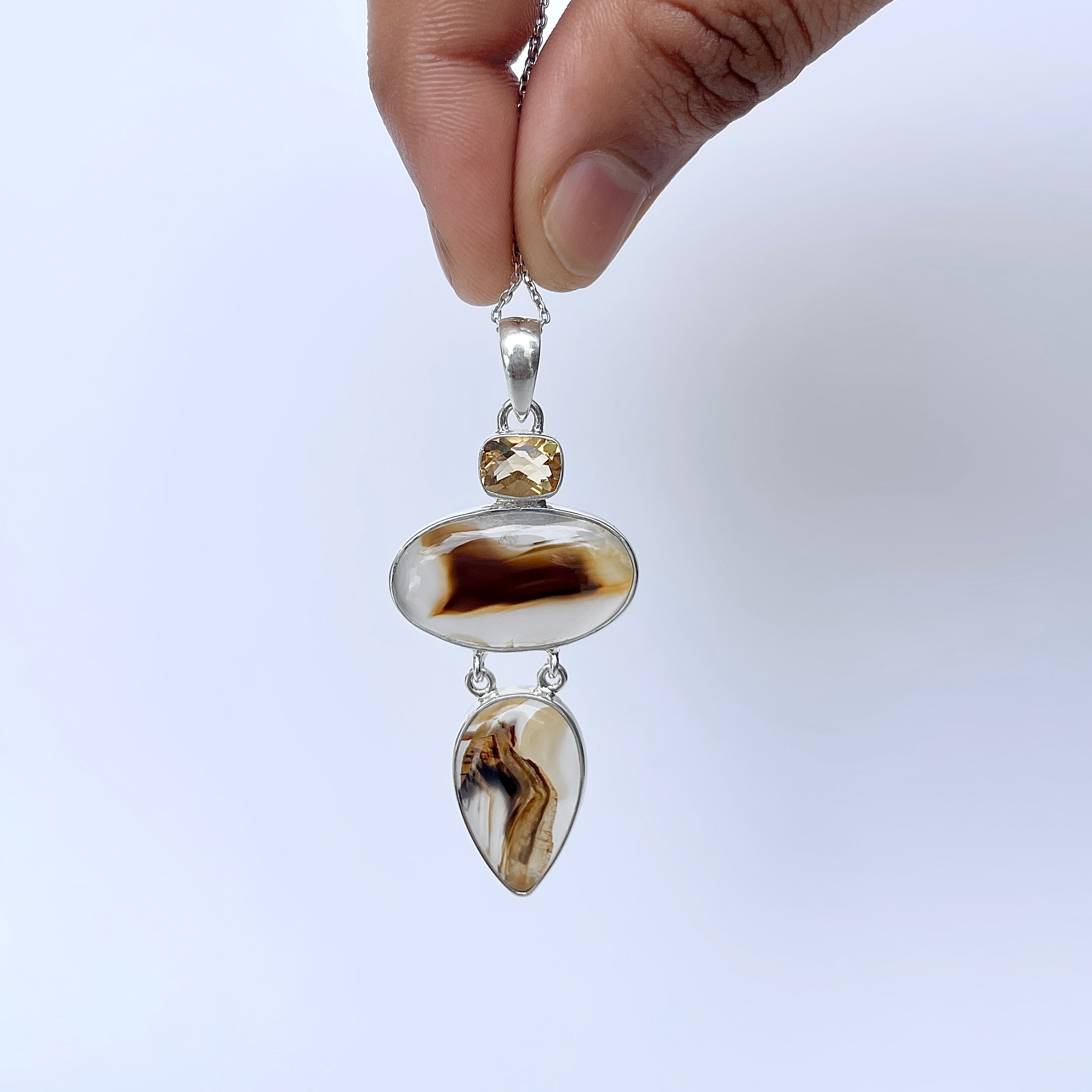 Montana Agate Pendant-(MTA-P-70.)