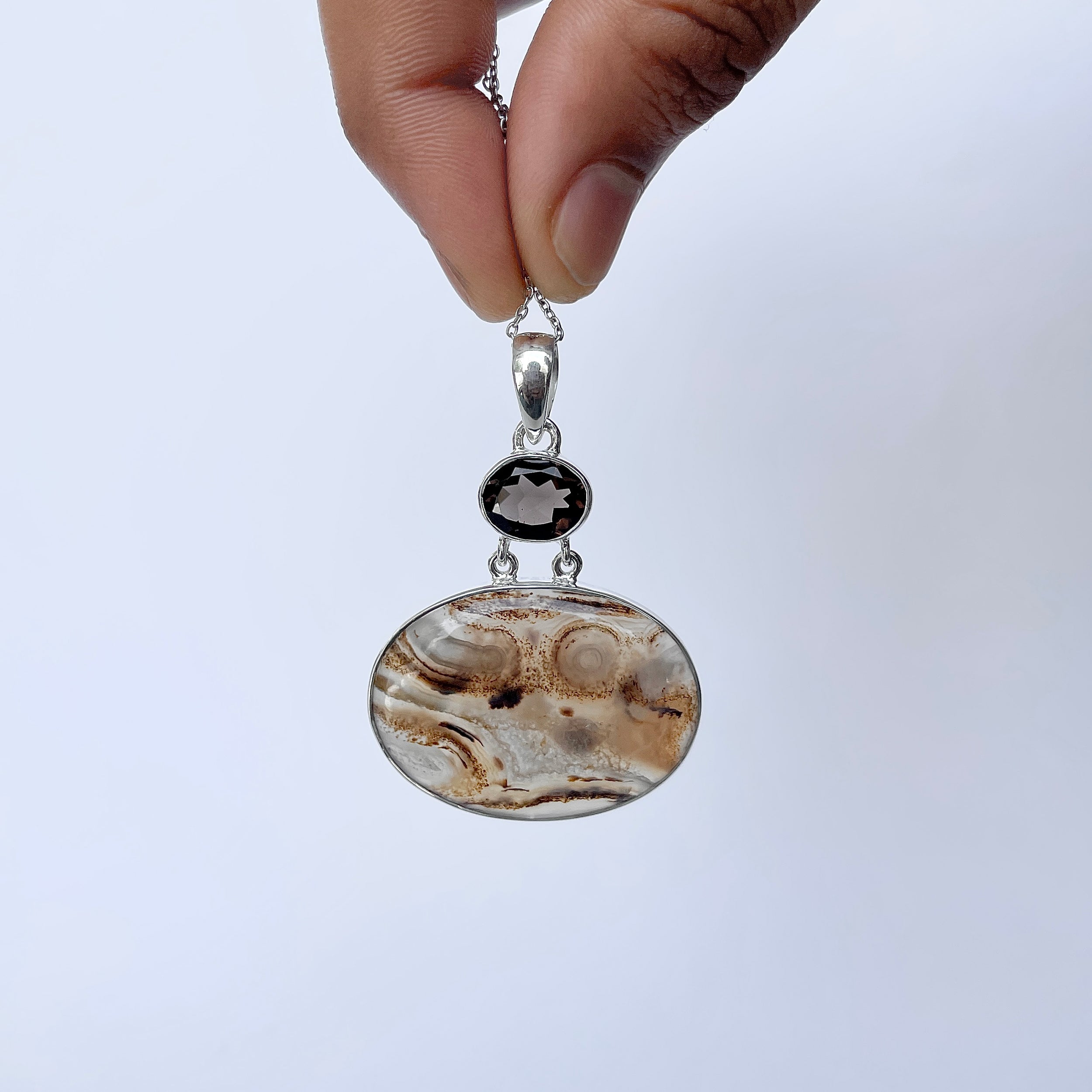 Montana Agate Pendant-(MTA-P-73.)
