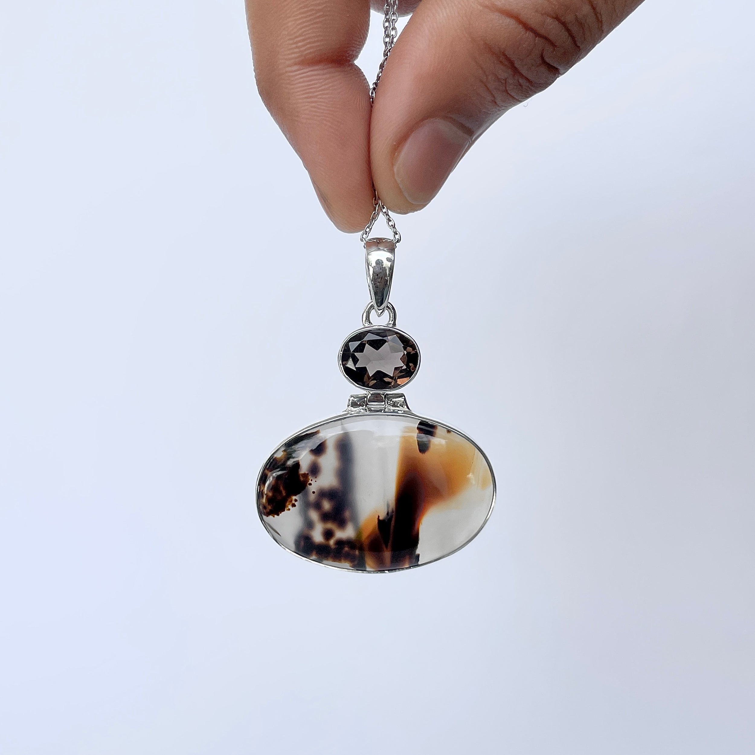 Montana Agate Pendant-(MTA-P-74.)