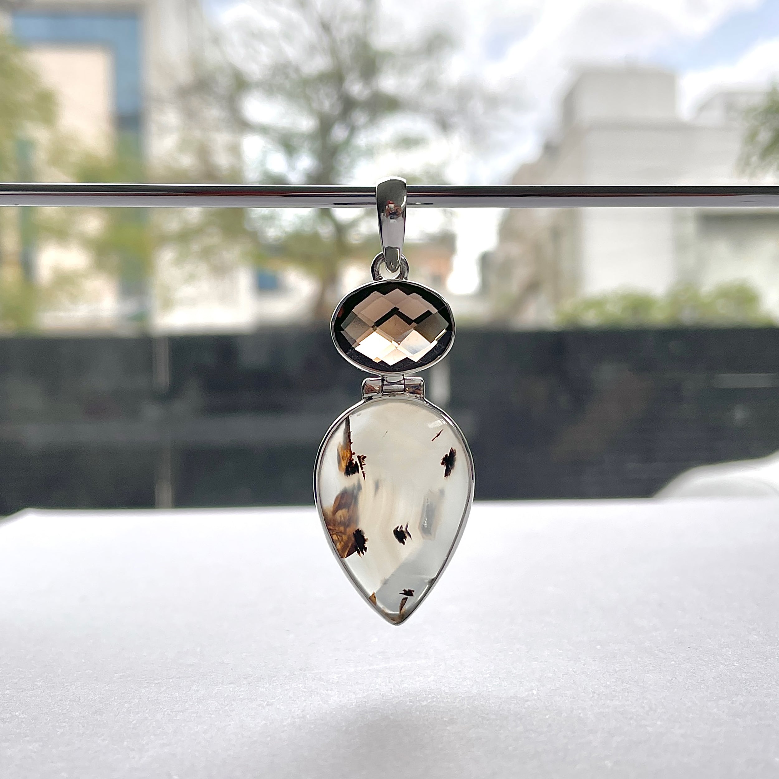 Montana Agate Pendant-(MTA-P-76.)