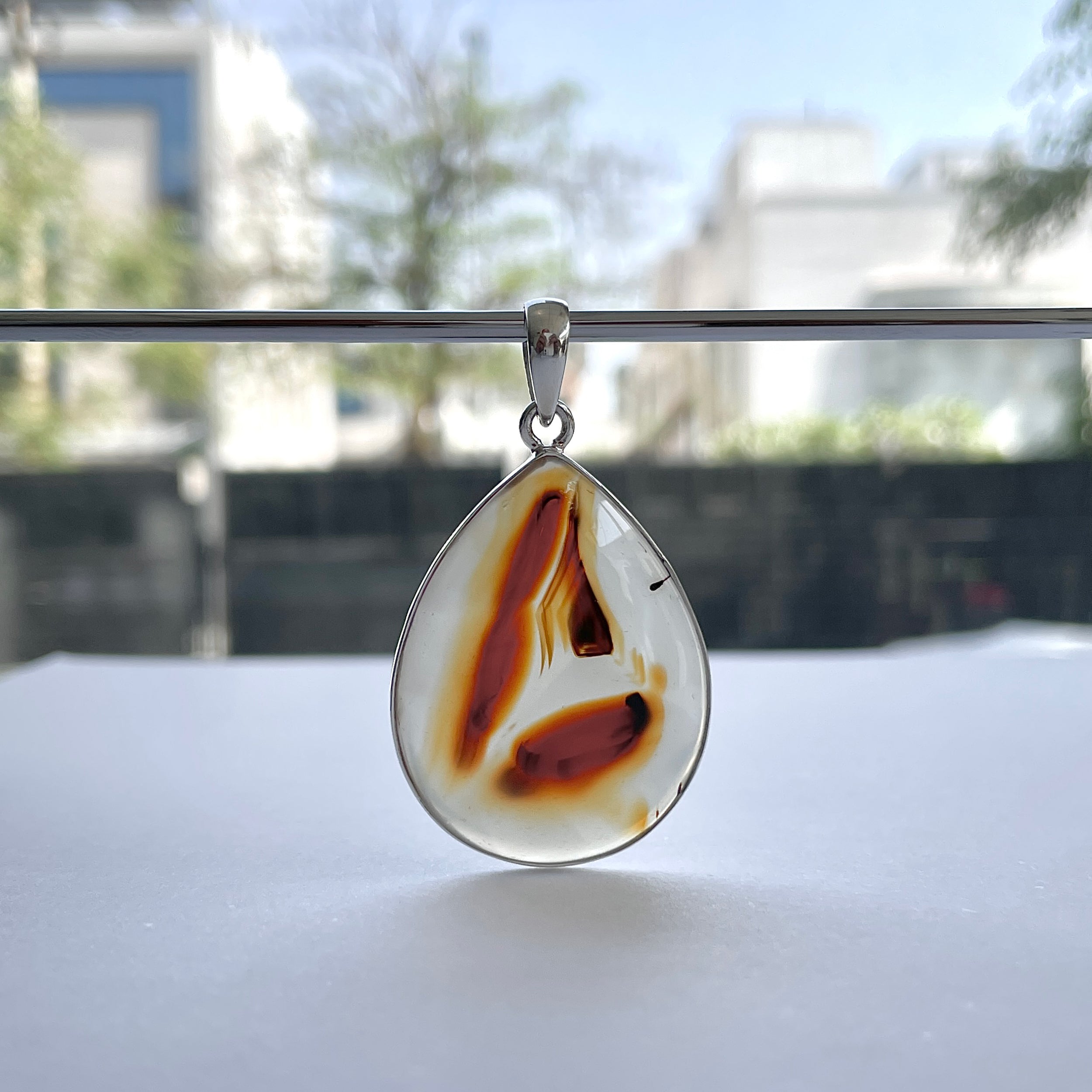 Montana Agate Pendant-(MTA-P-80.)