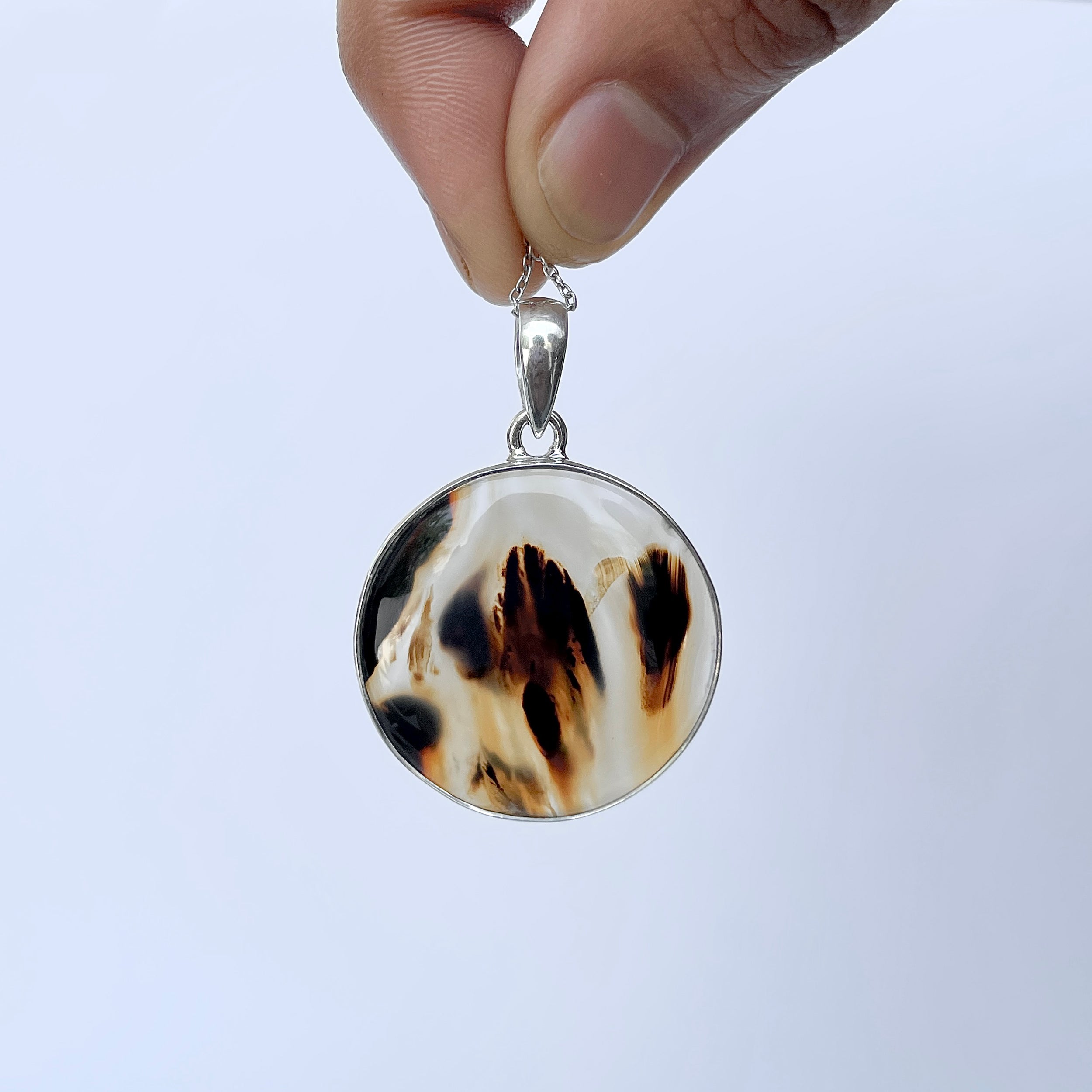 Montana Agate Pendant-(MTA-P-81.)