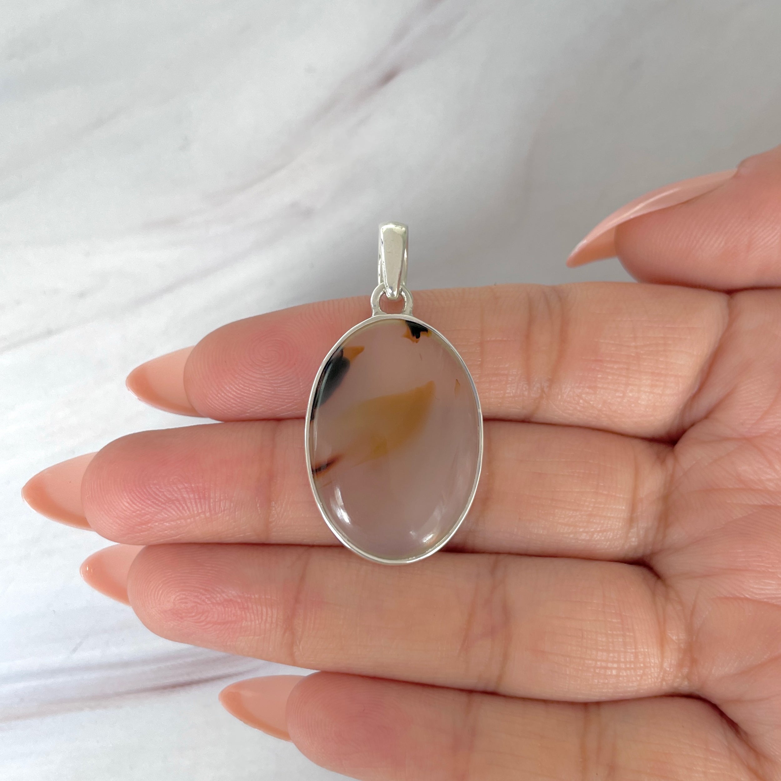 Montana Agate Pendant-(MTA-P-82.)