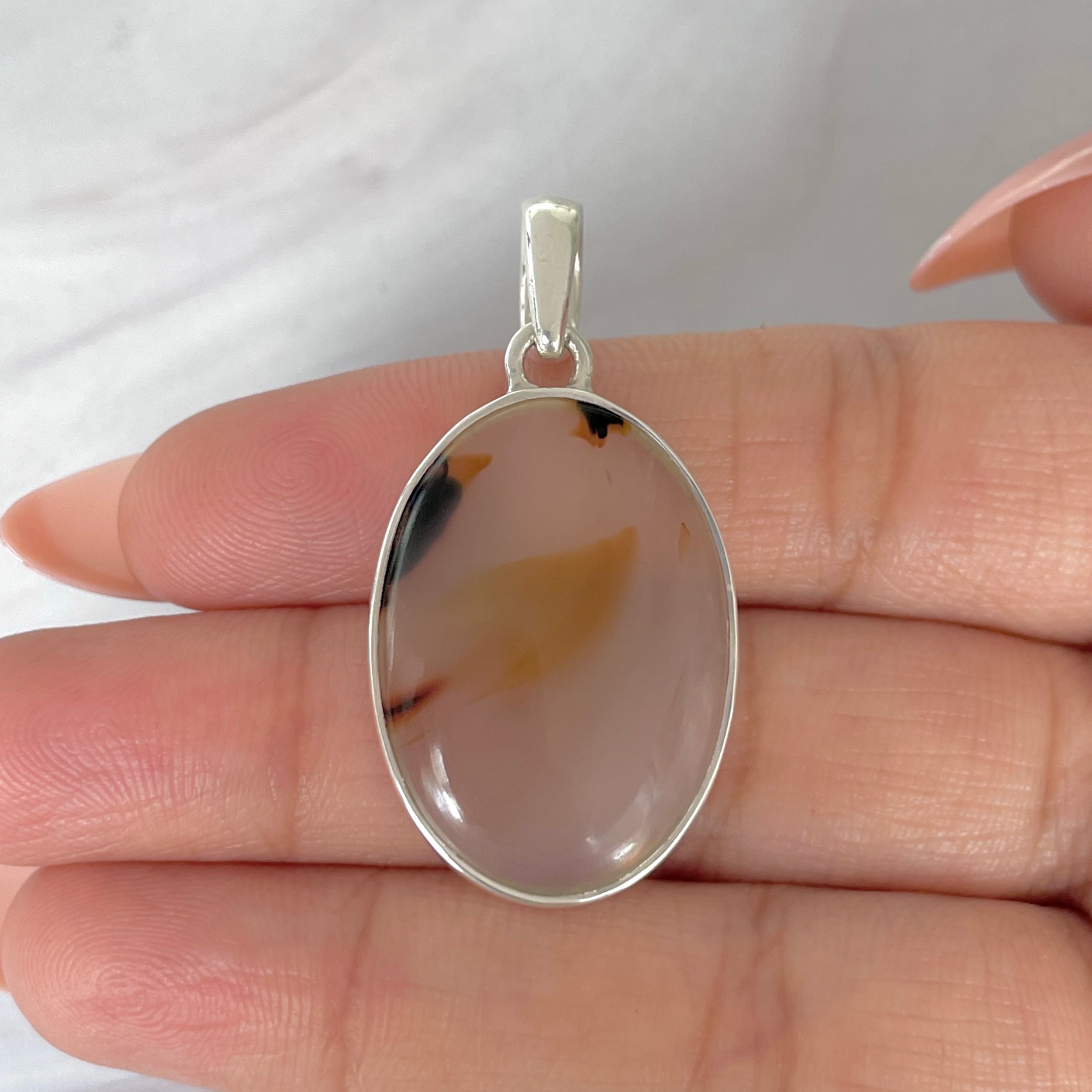 Montana Agate Pendant-(MTA-P-82.)