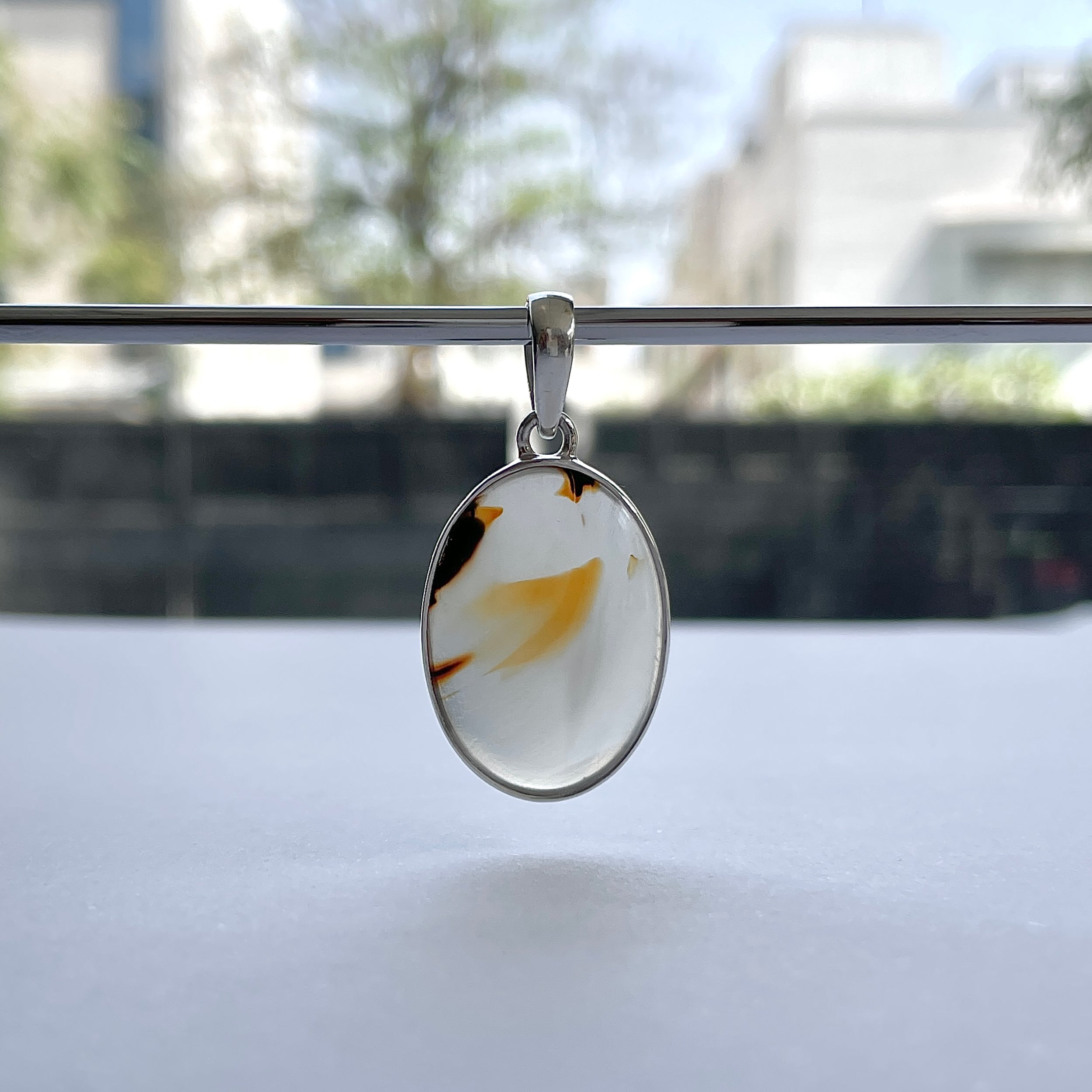 Montana Agate Pendant-(MTA-P-82.)