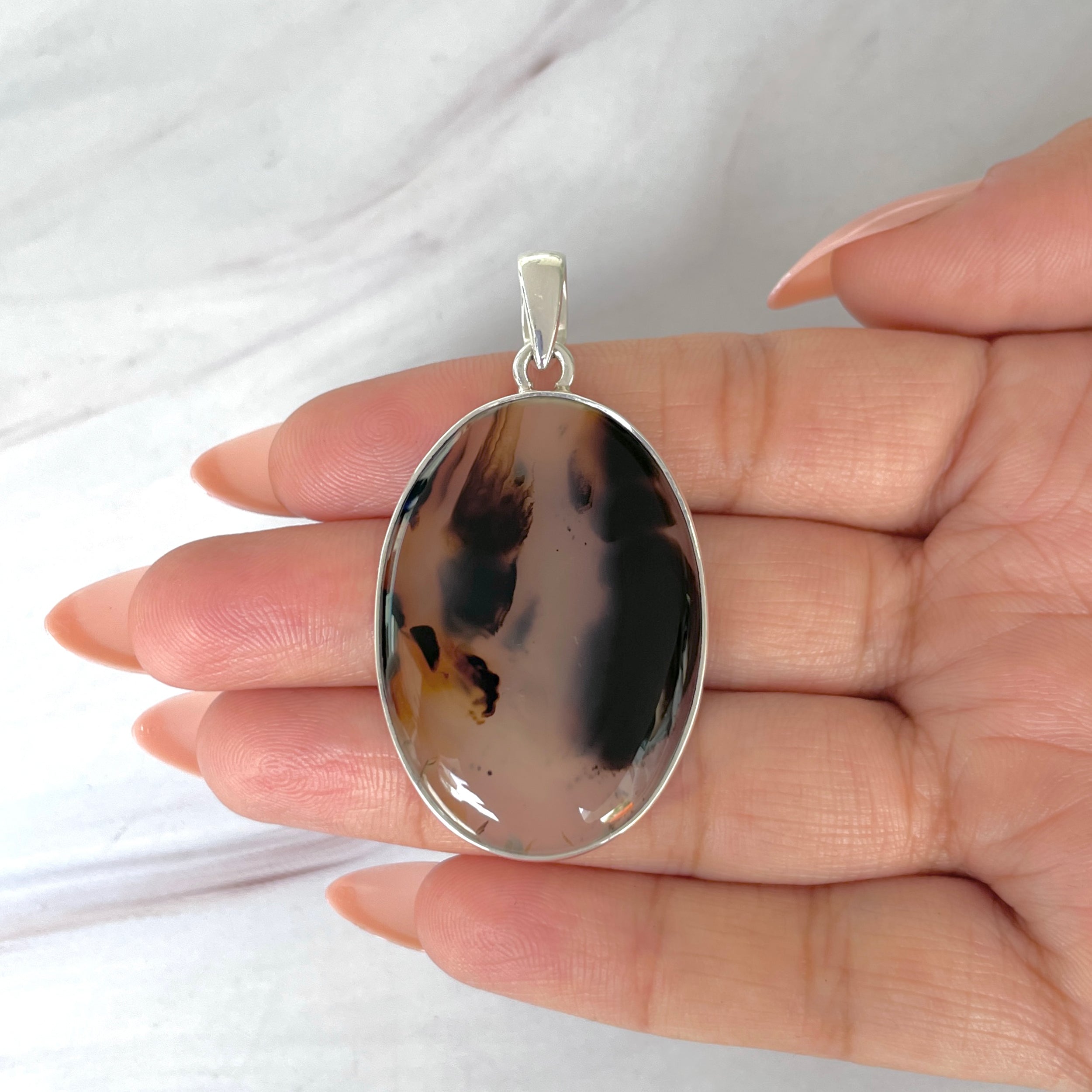 Montana Agate Pendant-(MTA-P-83.)