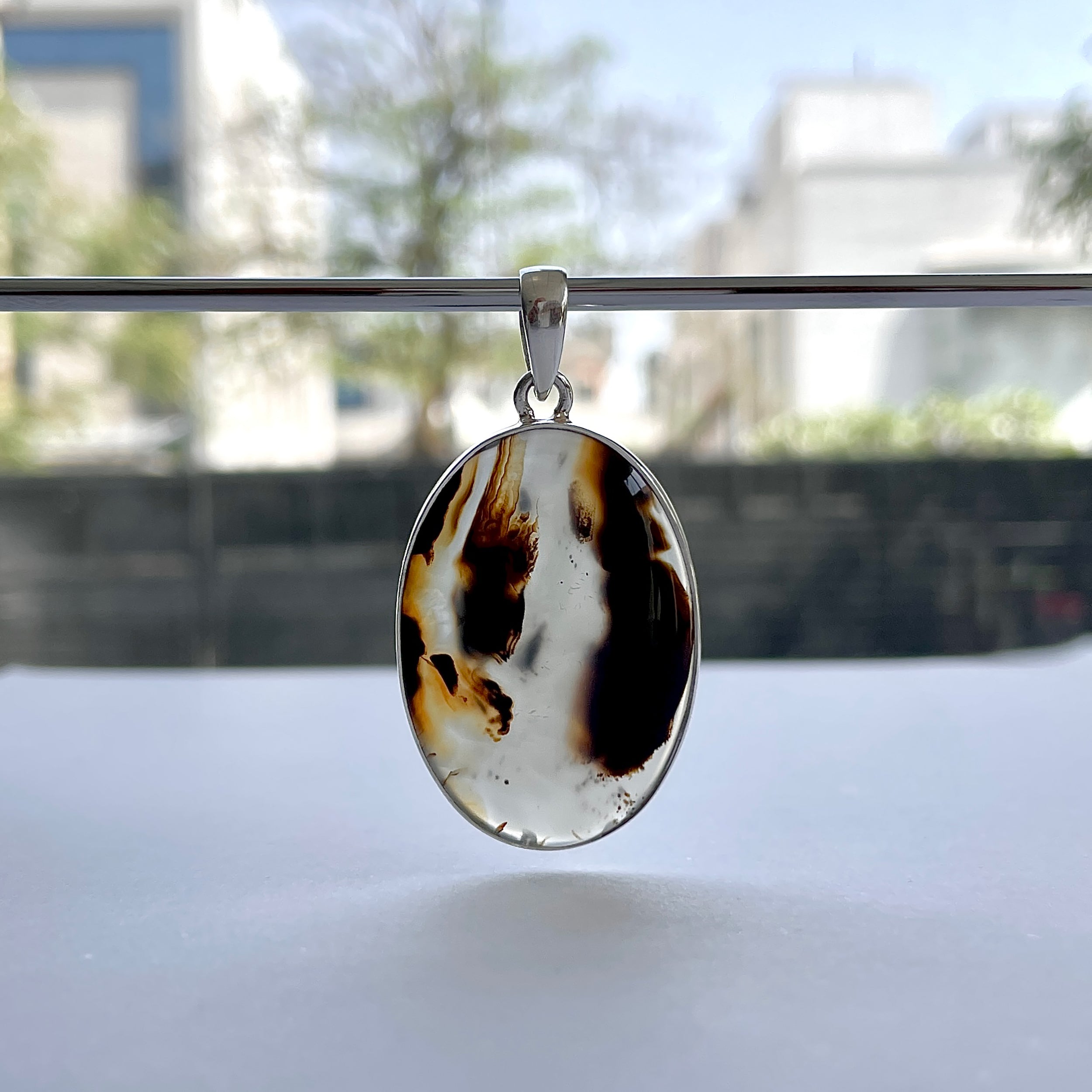 Montana Agate Pendant-(MTA-P-83.)