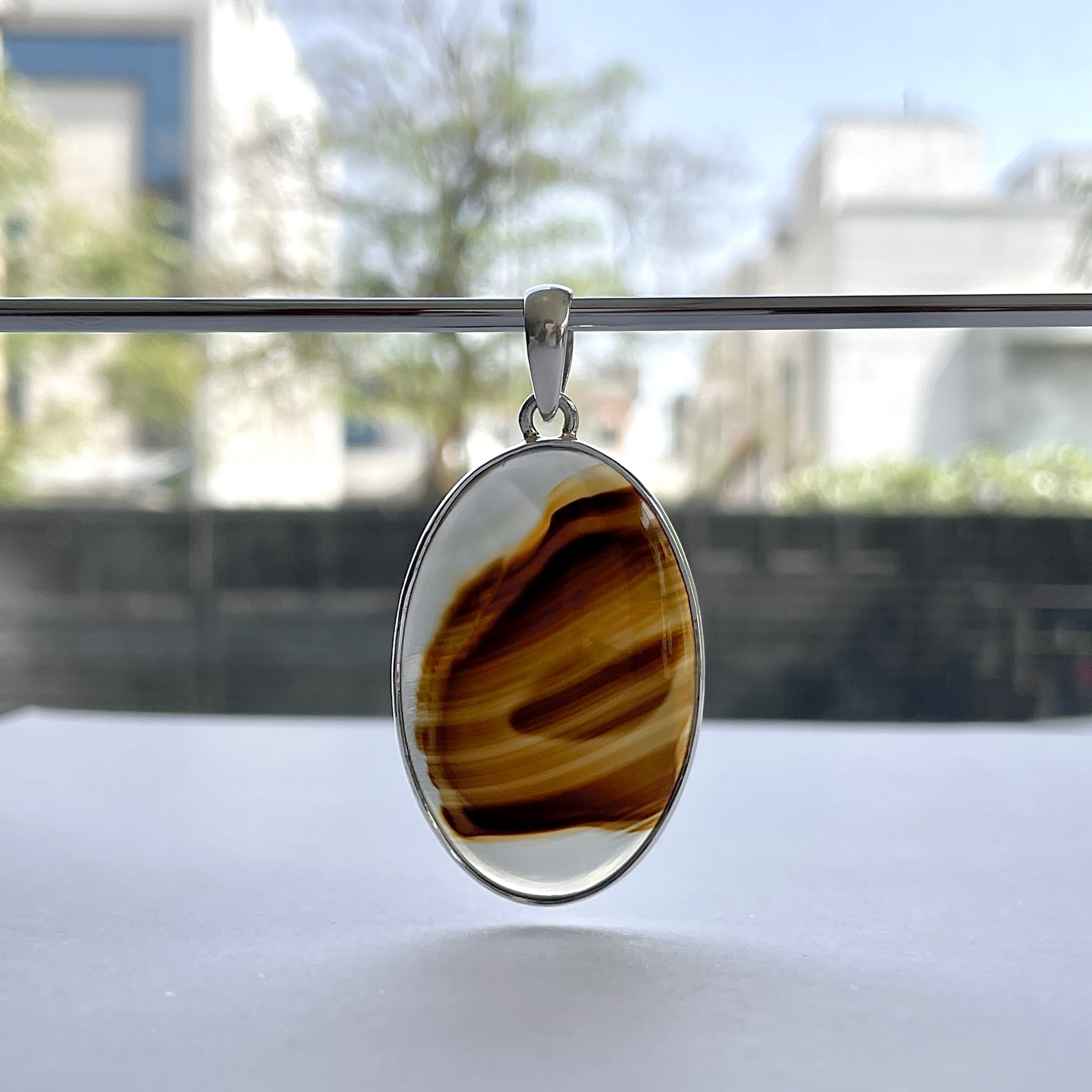 Montana Agate Pendant-(MTA-P-84.)
