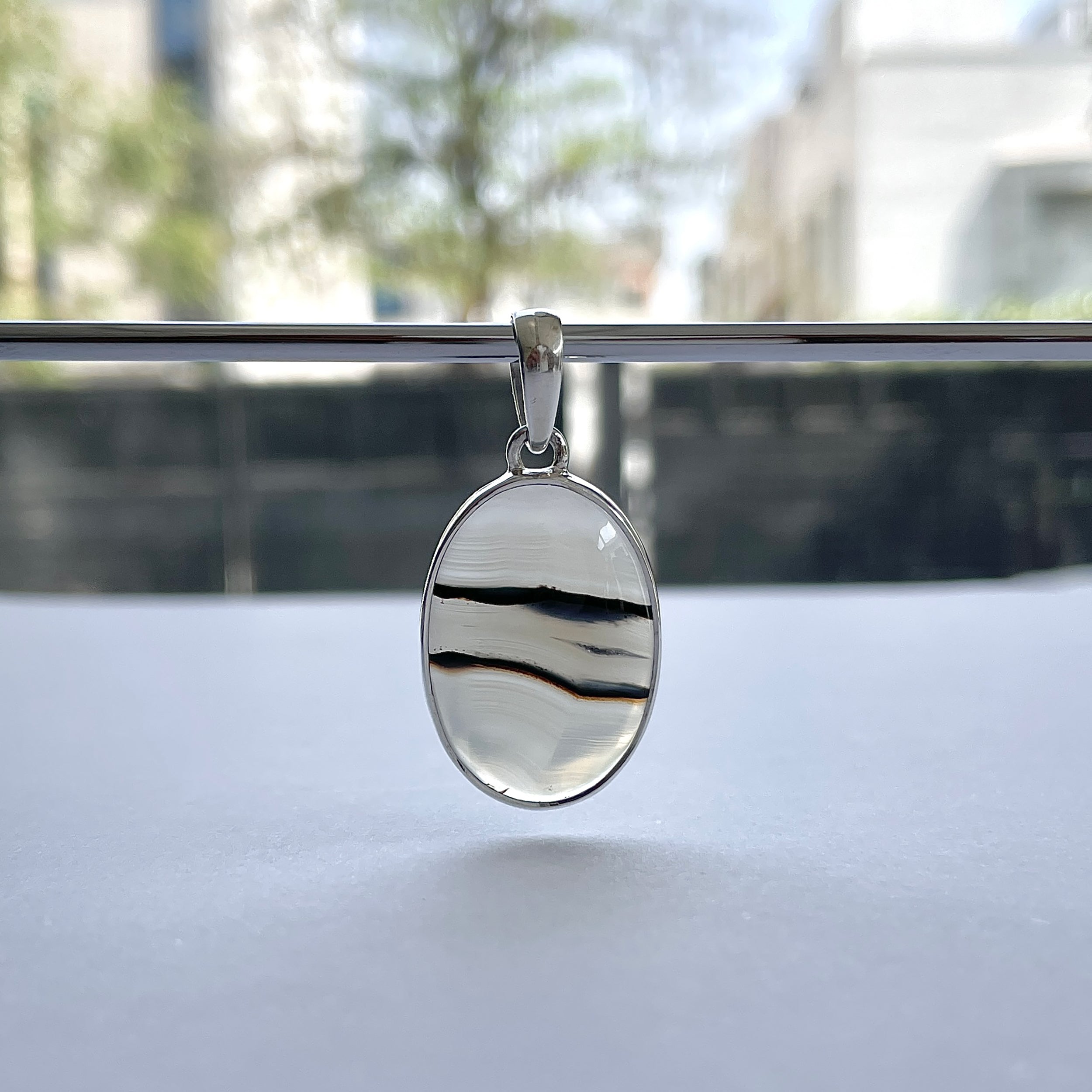 Montana Agate Pendant-(MTA-P-85.)