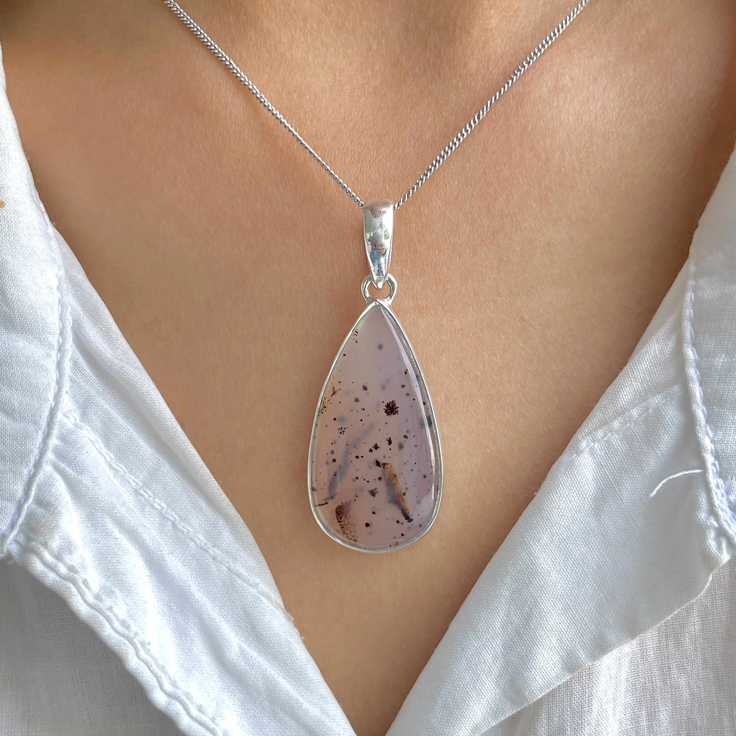 Montana Agate Pendant-(MTA-P-86.)
