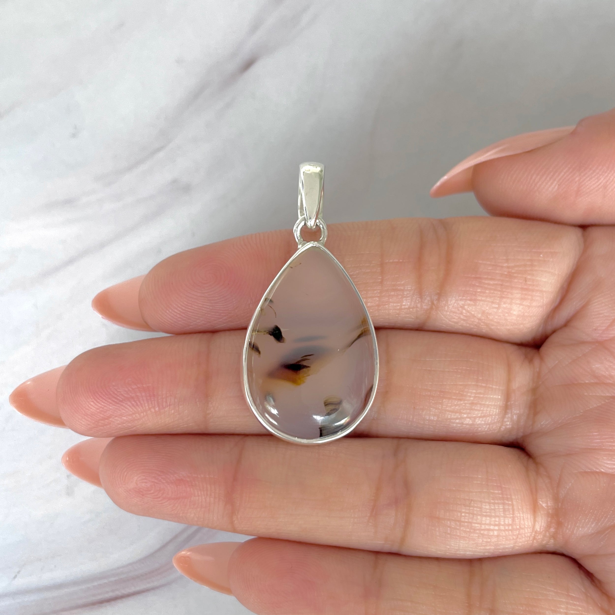 Montana Agate Pendant-(MTA-P-87.)