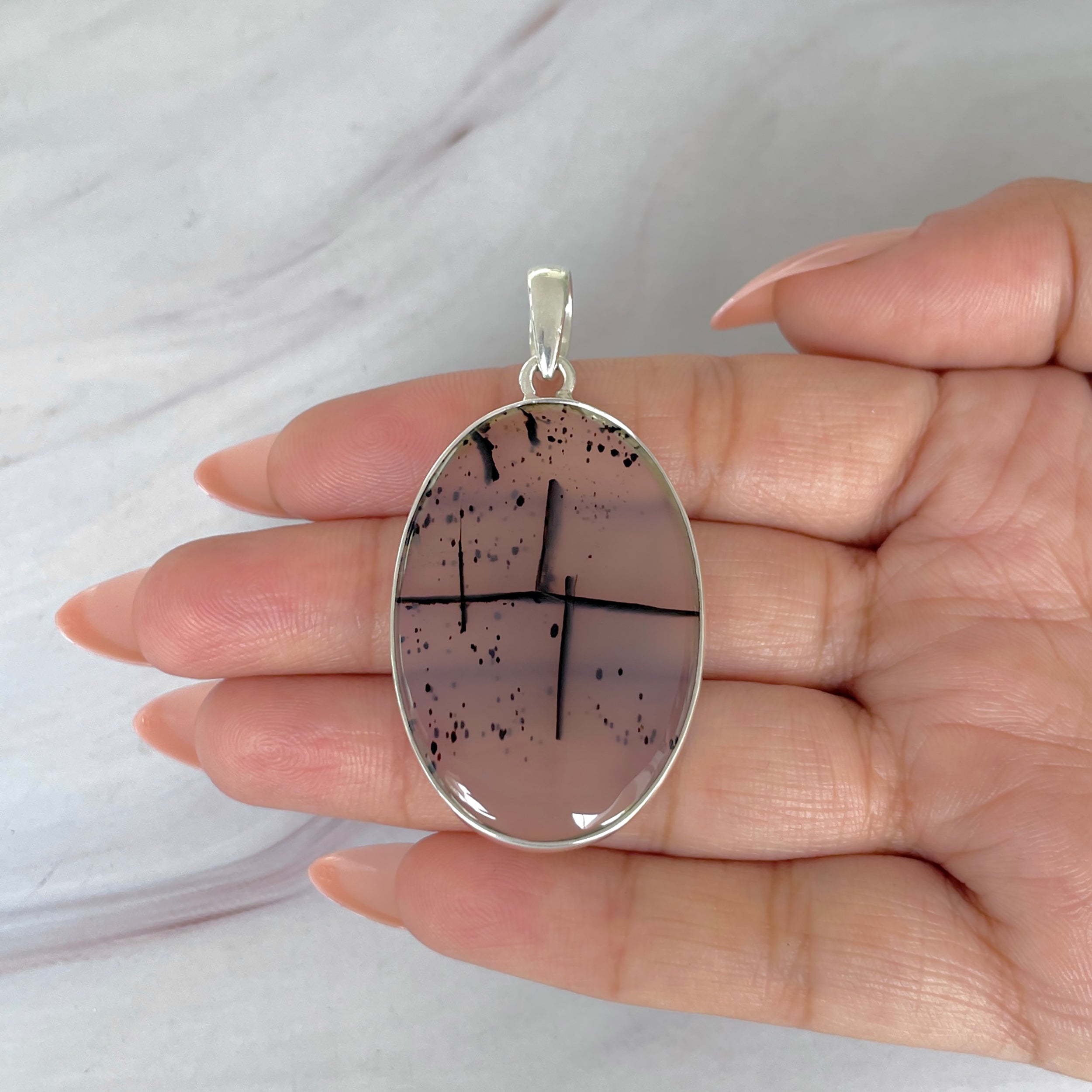 Montana Agate Pendant-(MTA-P-88.)