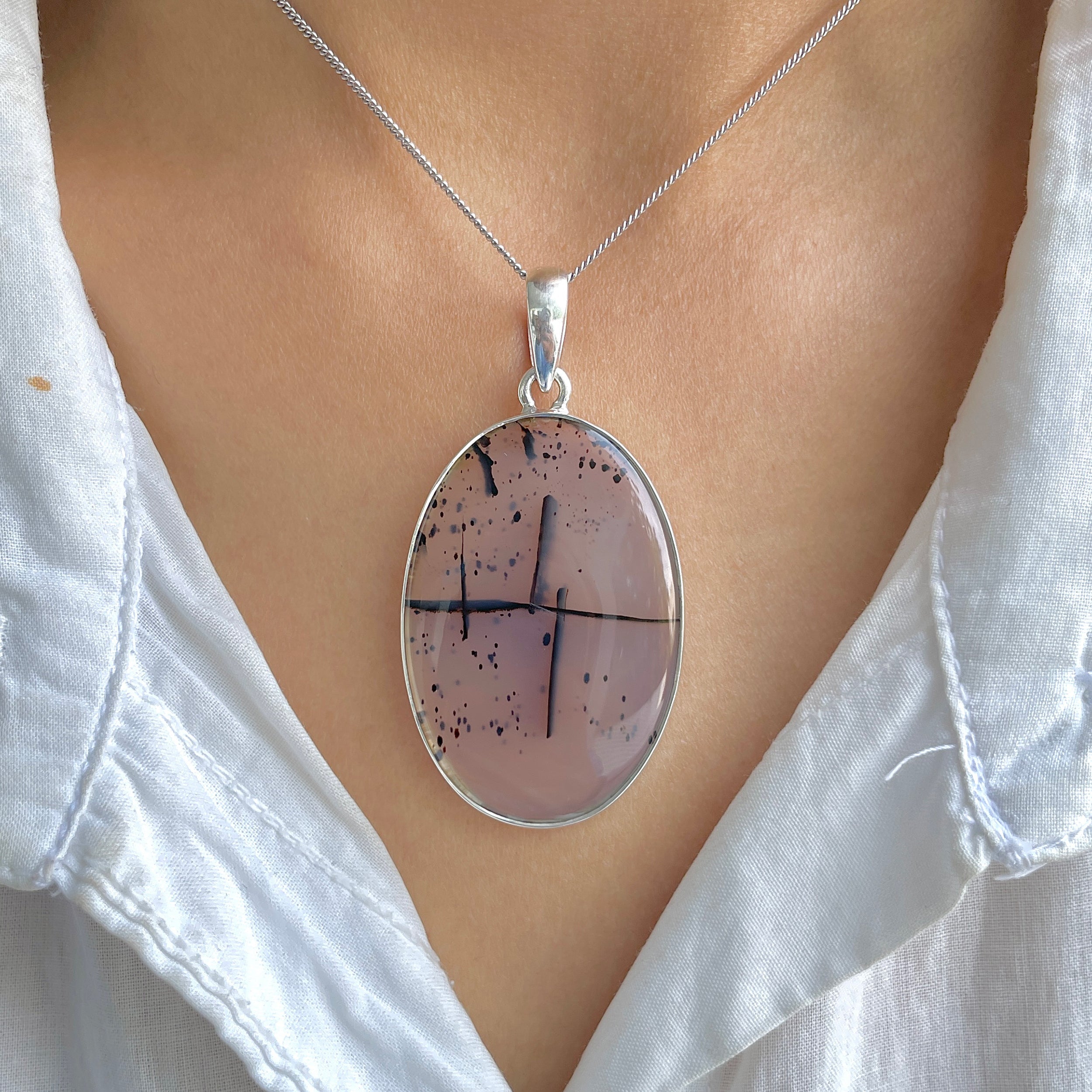 Montana Agate Pendant-(MTA-P-88.)