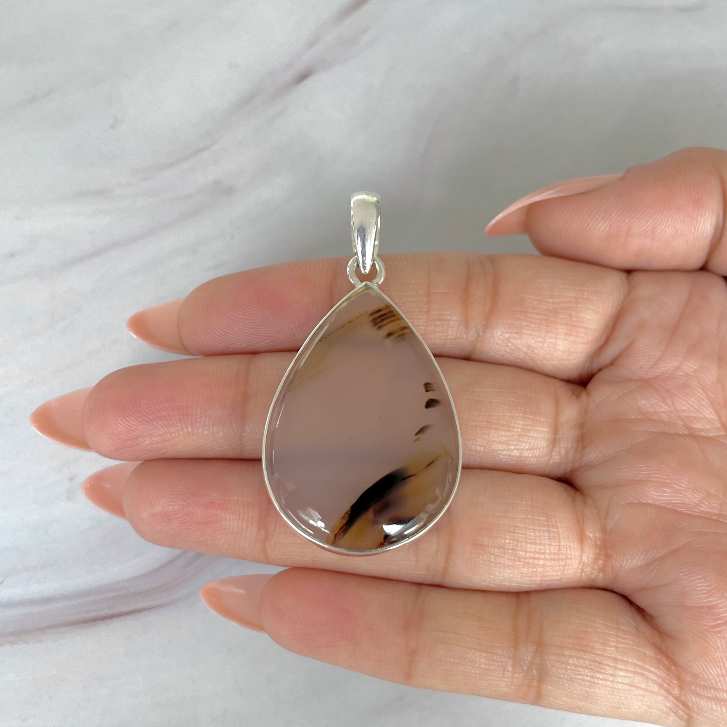 Montana Agate Pendant-(MTA-P-90.)