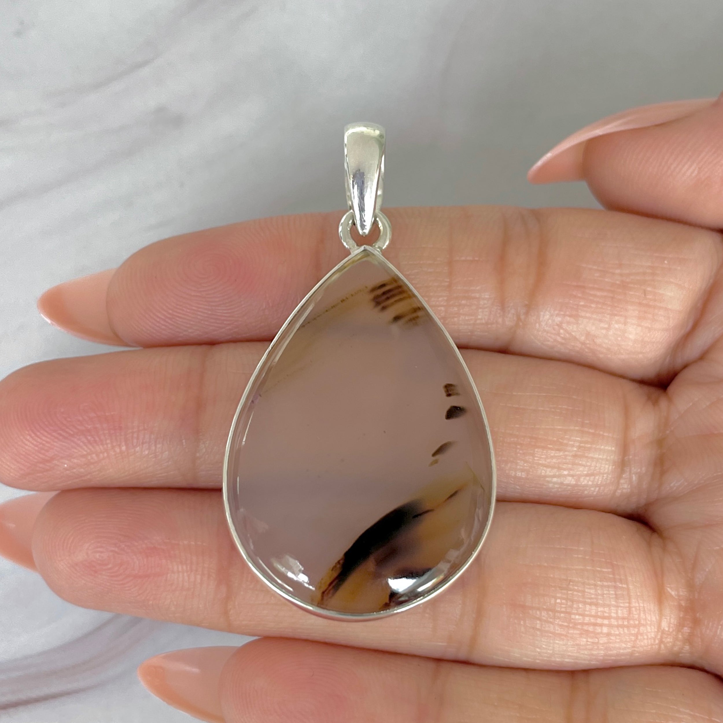 Montana Agate Pendant-(MTA-P-90.)