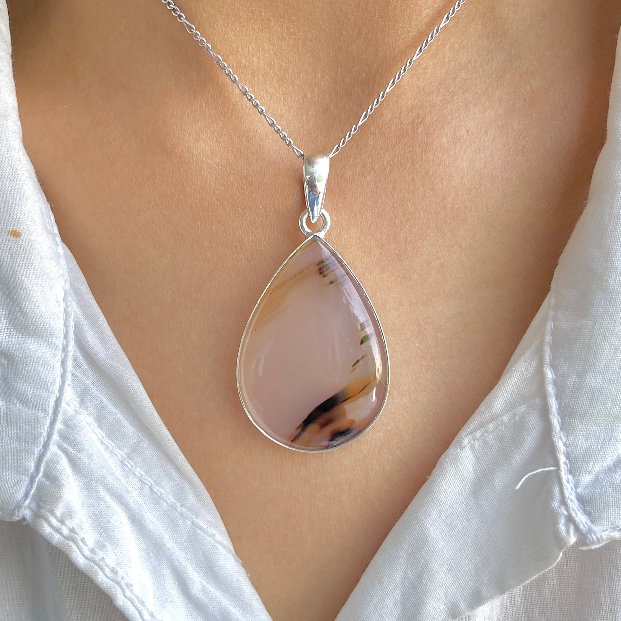 Montana Agate Pendant-(MTA-P-90.)