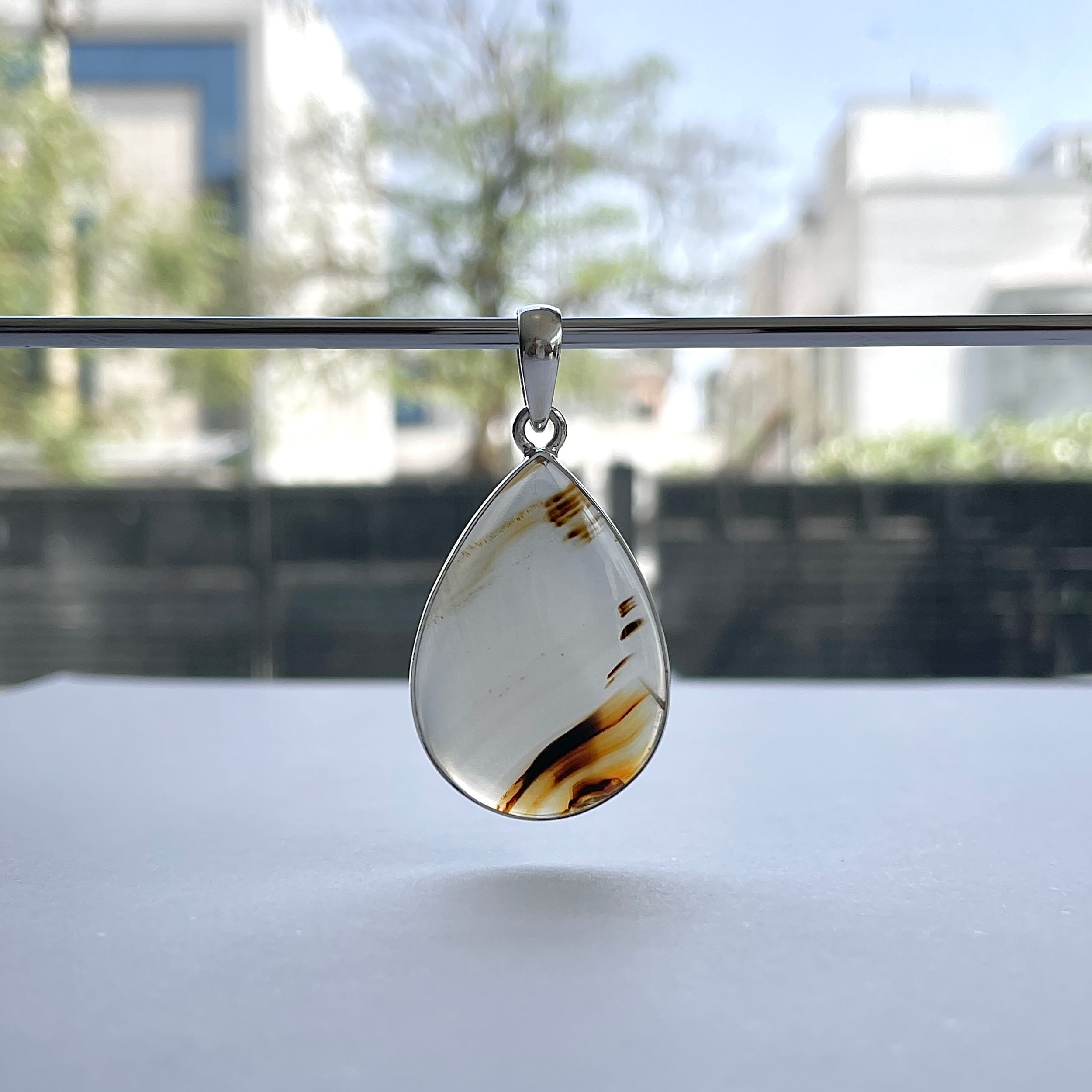 Montana Agate Pendant-(MTA-P-90.)