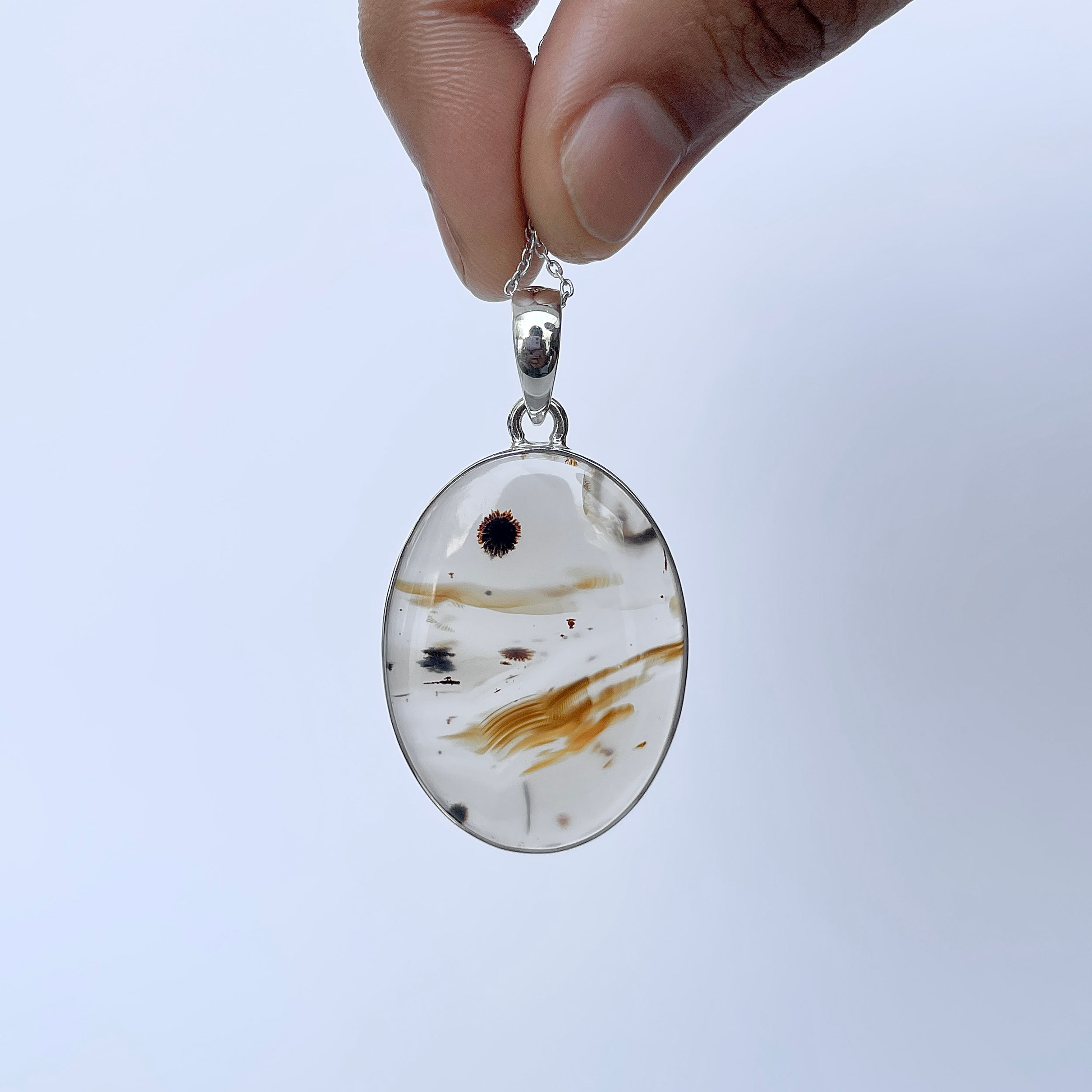 Montana Agate Pendant-(MTA-P-91.)