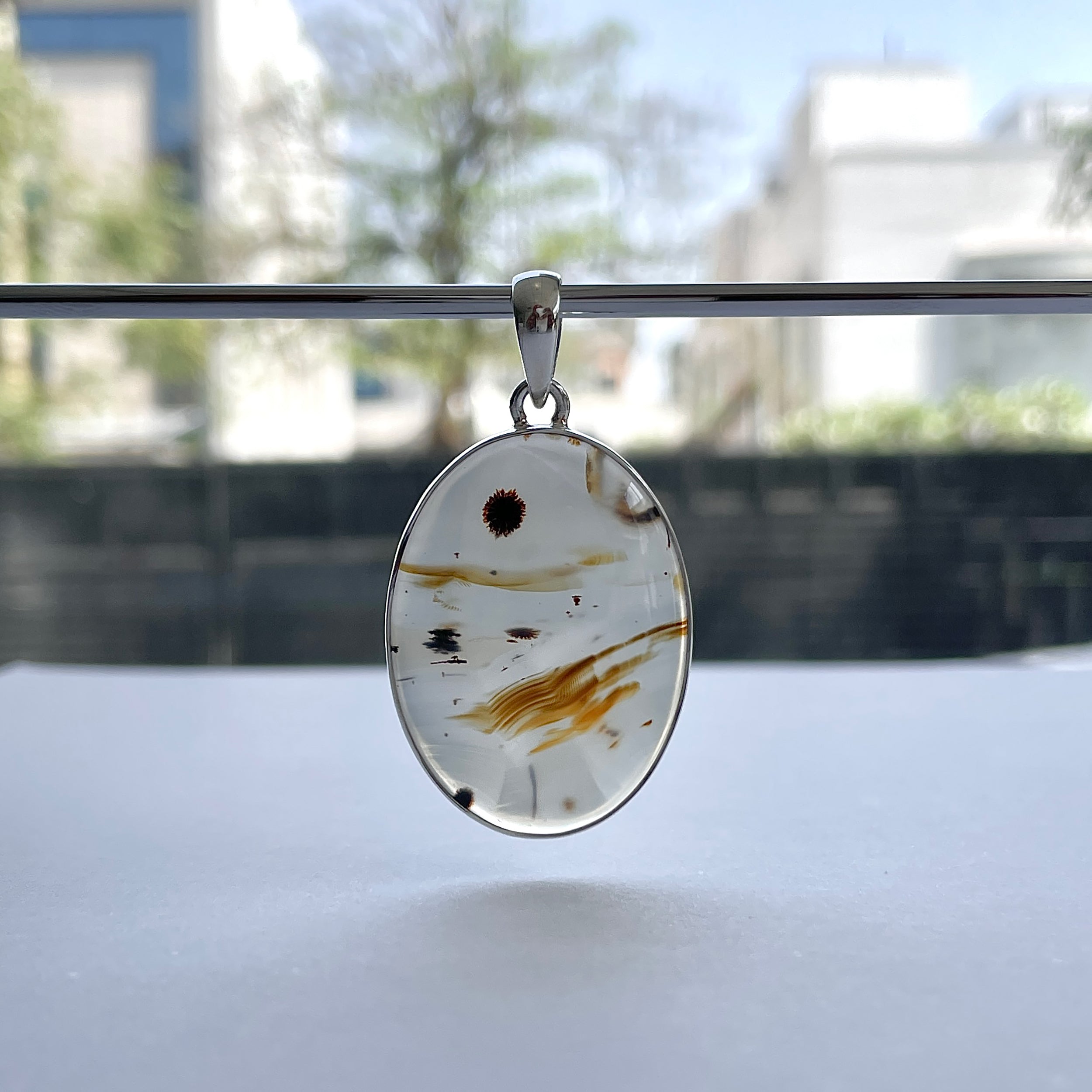 Montana Agate Pendant-(MTA-P-91.)