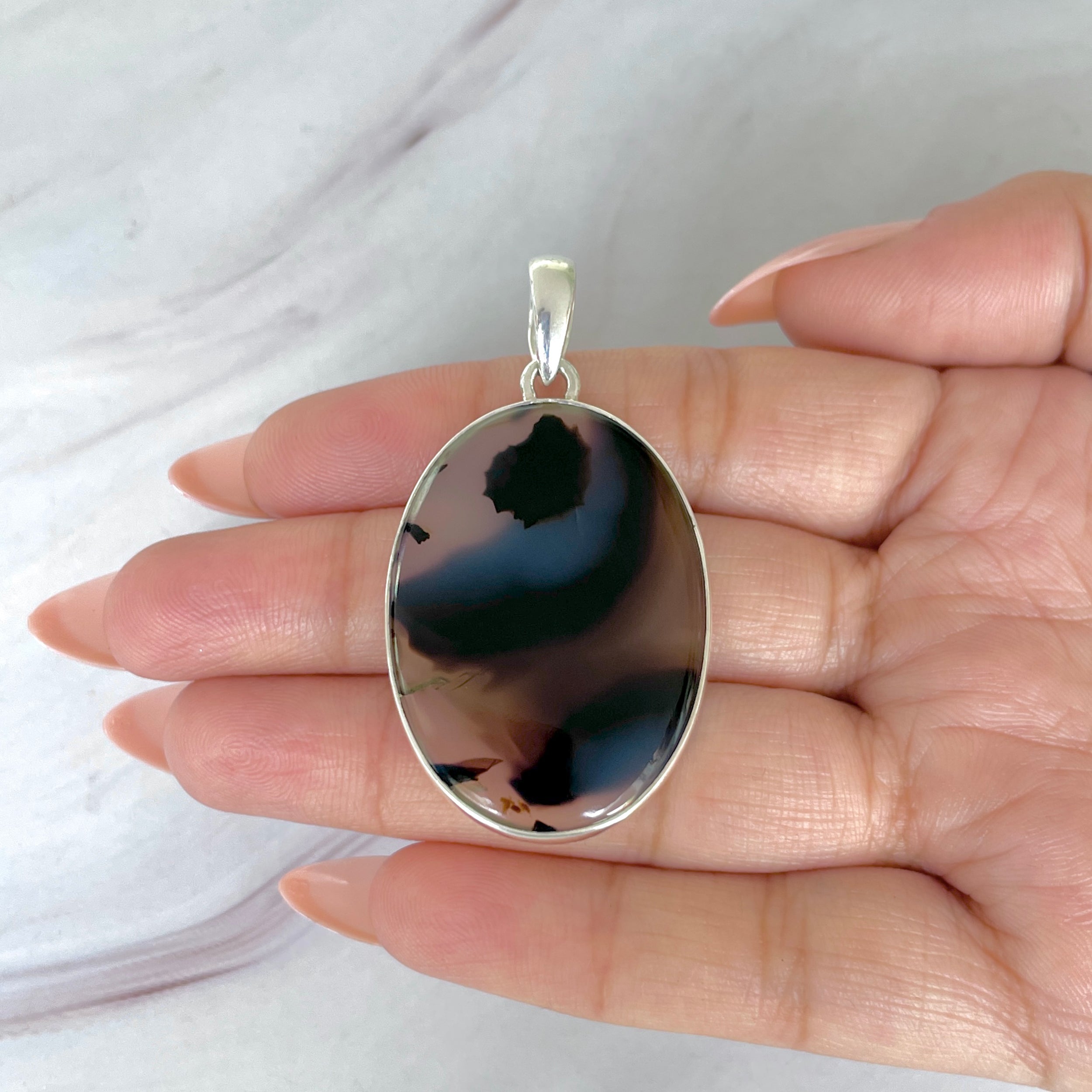 Montana Agate Pendant-(MTA-P-92.)