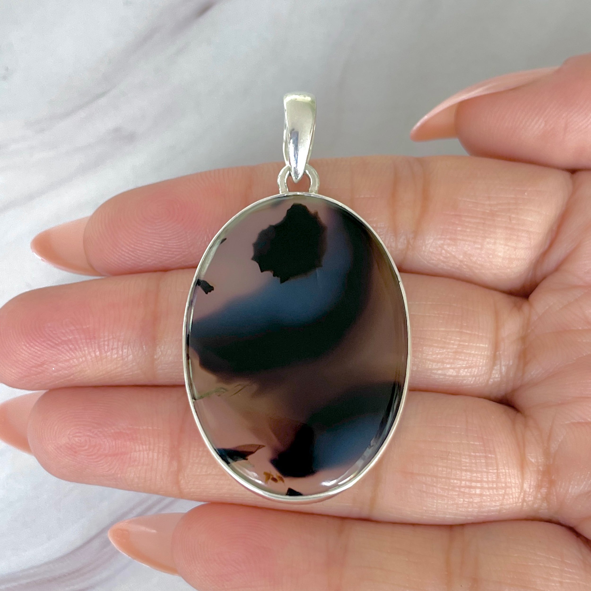 Montana Agate Pendant-(MTA-P-92.)