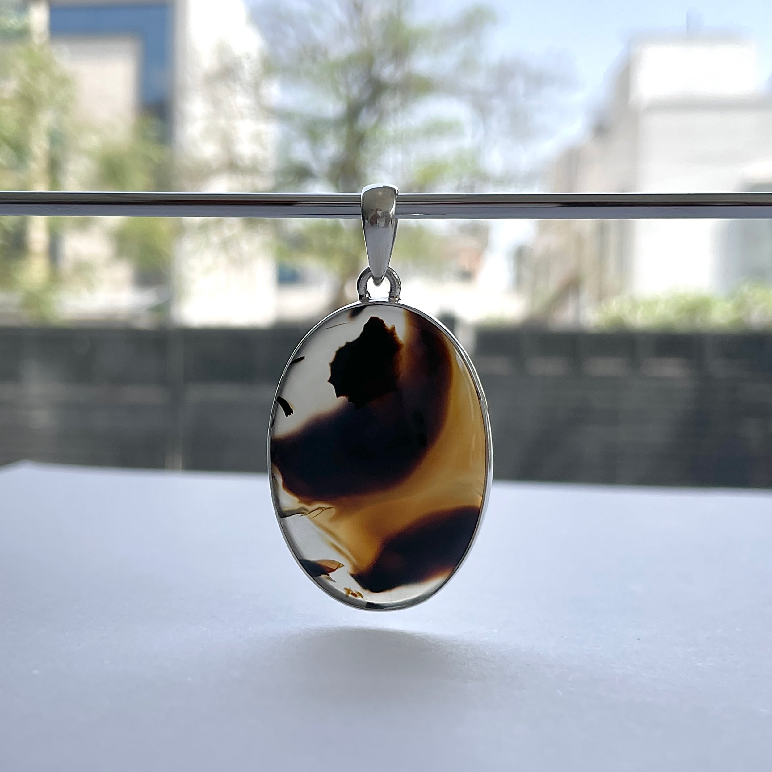 Montana Agate Pendant-(MTA-P-92.)