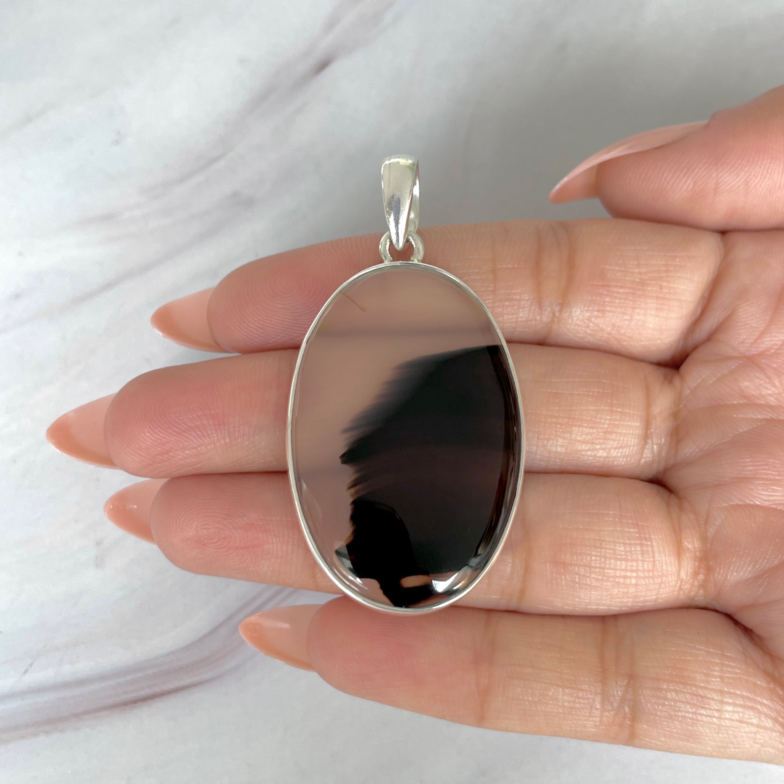 Montana Agate Pendant-(MTA-P-93.)