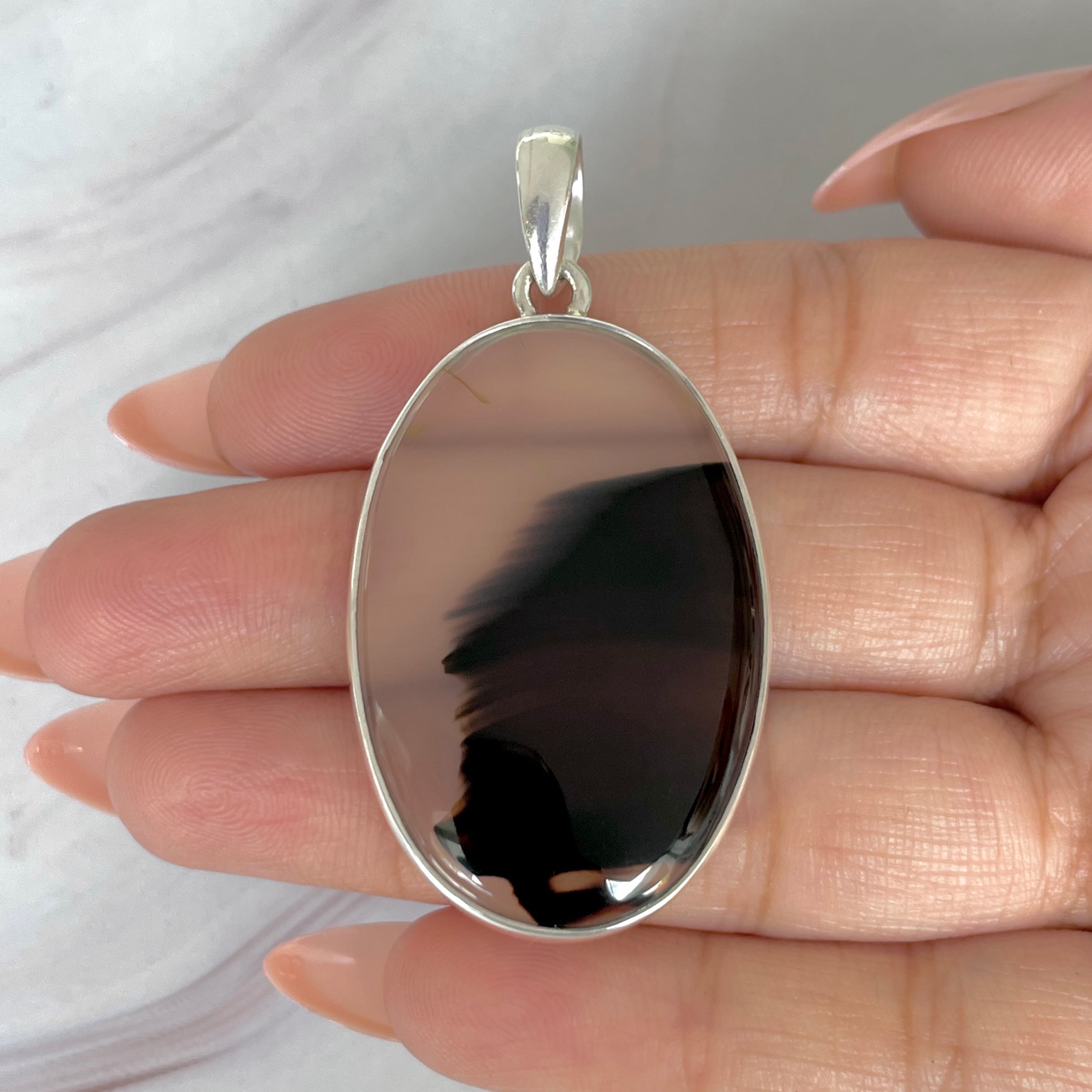 Montana Agate Pendant-(MTA-P-93.)